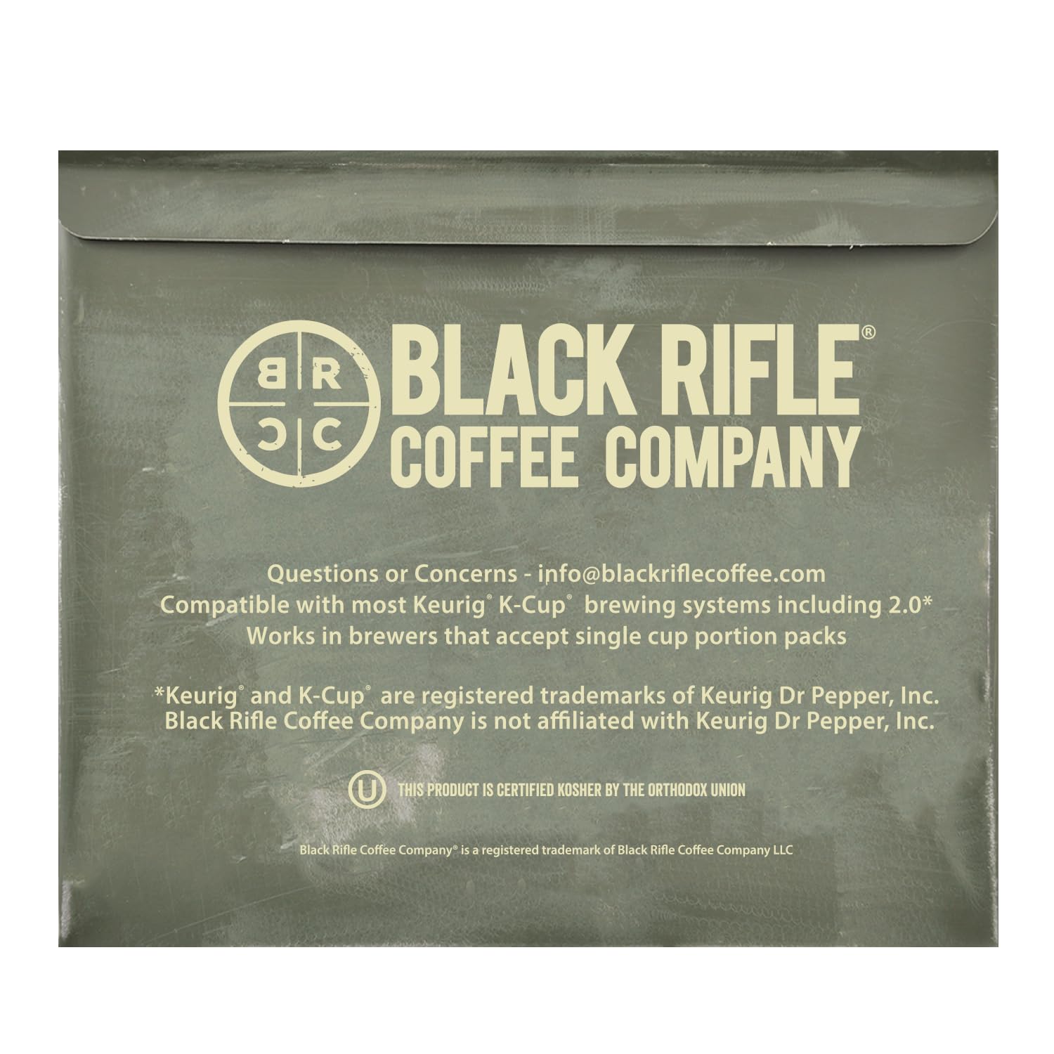 Black Rifle Coffee Company Beyond Black Dark Roast K-Cup Coffee Pods - 32 Count Single Serve Cups for Keurig Brewers | Perfect for Home, Office & Camping Use