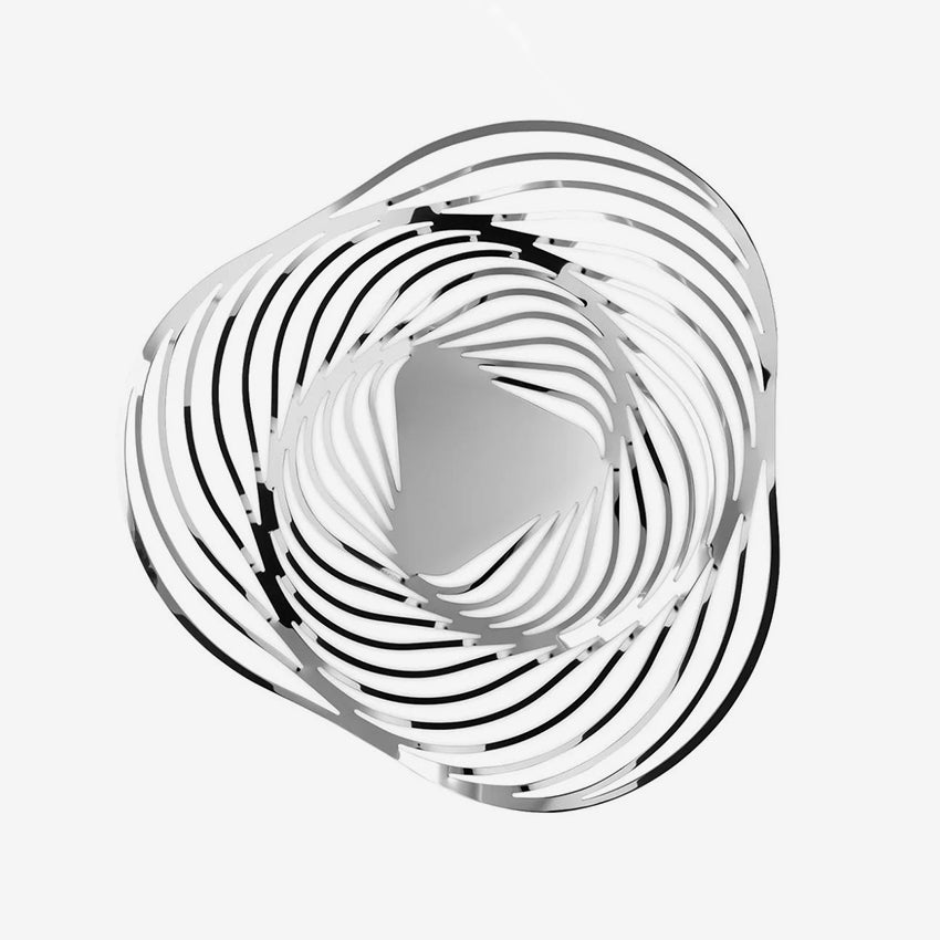 Alessi Trinity Centrepiece - Elegant Stainless Steel Fruit Bowl for Dining Table Decor | Perfect for Home, Kitchen, and Party Serving