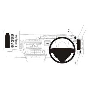 ClicOn No Holes Right Hand Dash Mount for Honda Civic 2012-2015 - Secure Phone Holder for Easy Navigation & Hands-Free Driving