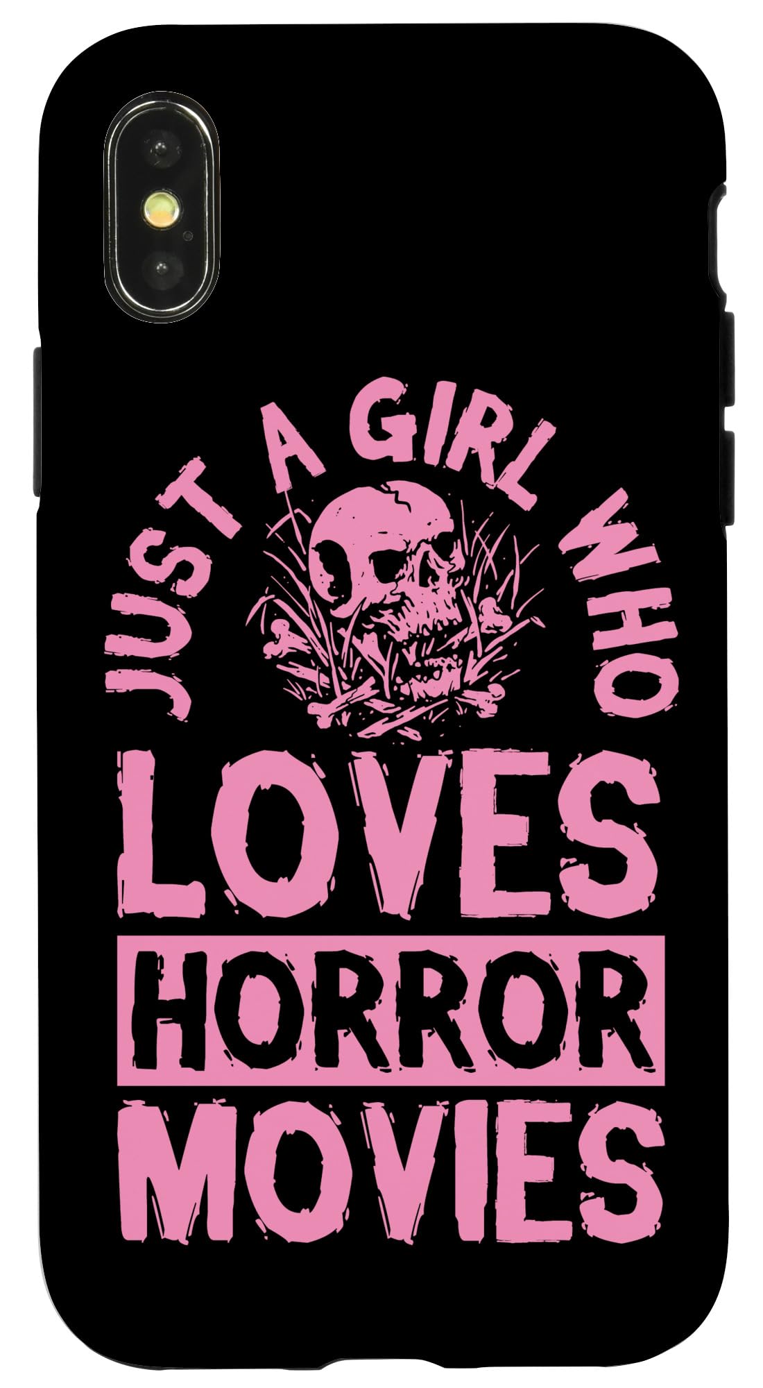 iPhone X/XS Horror Movie Lover Case - Protective Phone Cover for Horror Fans - Perfect for Halloween, Movie Nights & Gifting