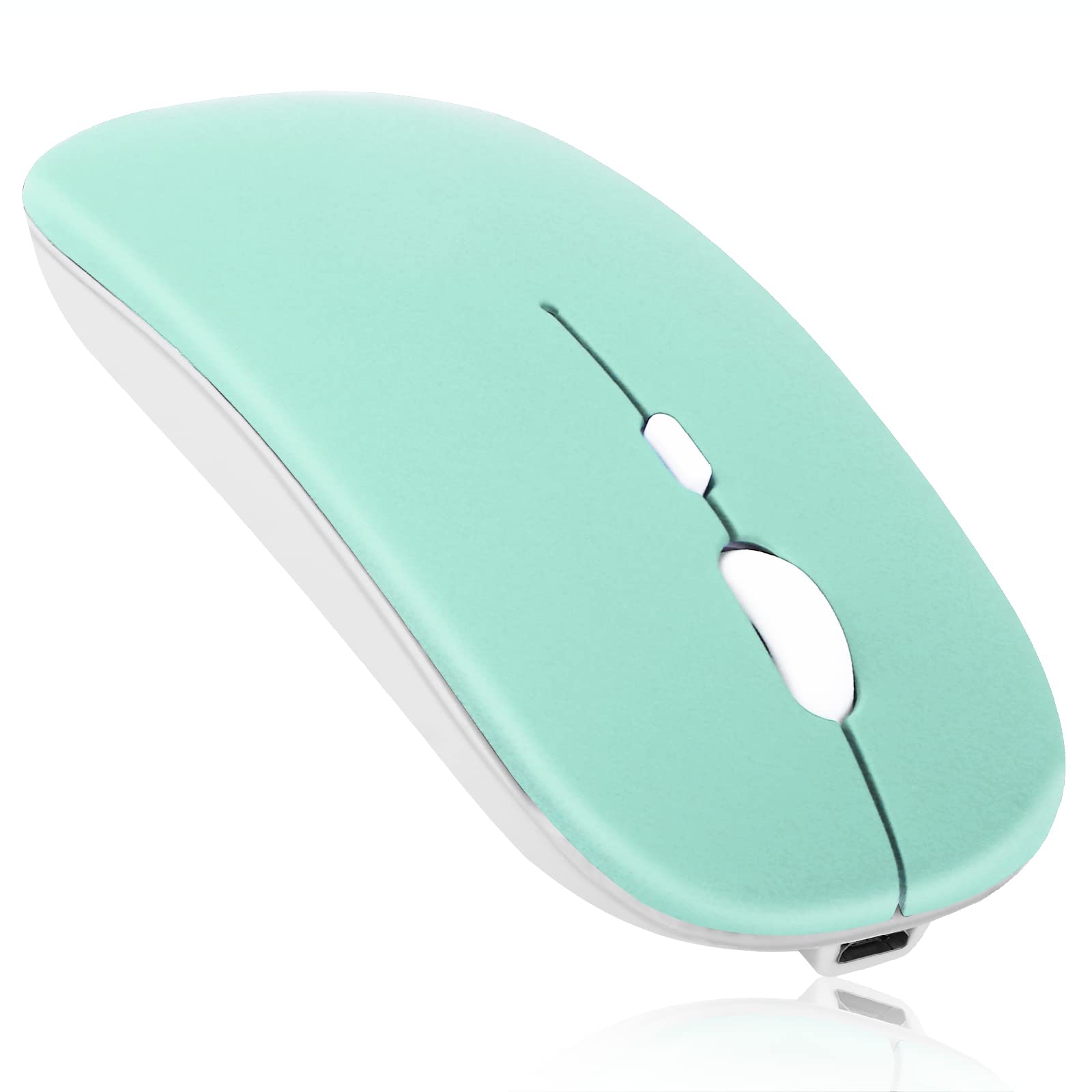 Bluetooth Rechargeable Wireless Mouse for Dell Alienware X17 R1, Gaming Laptop, PC, Mac, iPad Pro, Tablet, Android - Teal | Perfect for Gaming, Work, and Travel