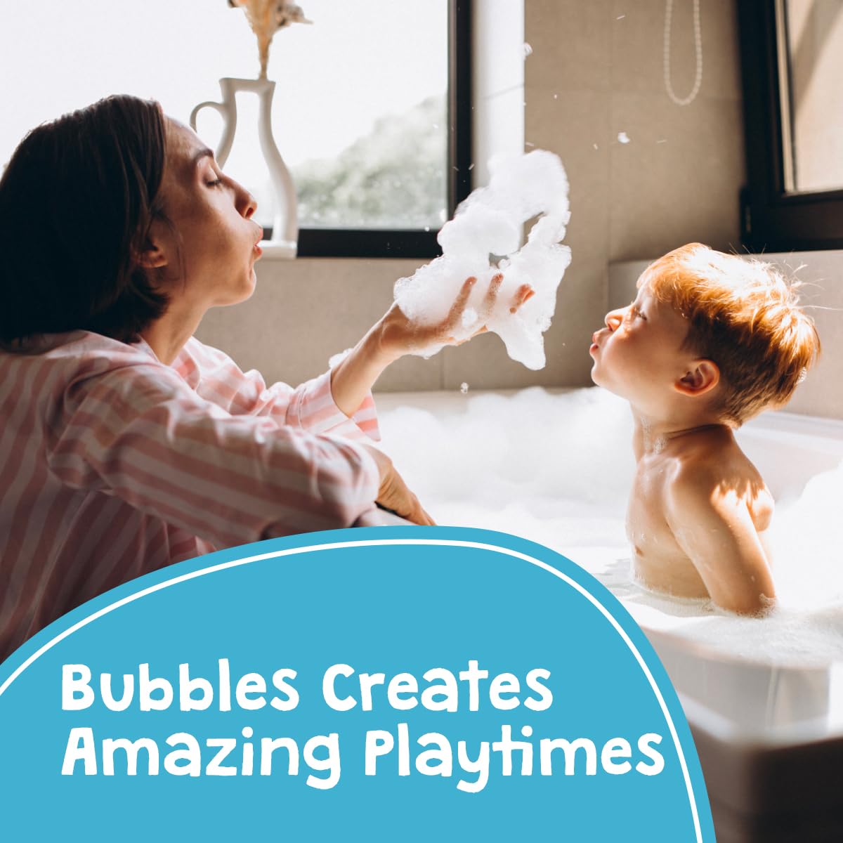 Organic Bubble Bath for Babies & Kids - Souris Vertes Bubbles 350ml | Gentle Foaming Bath