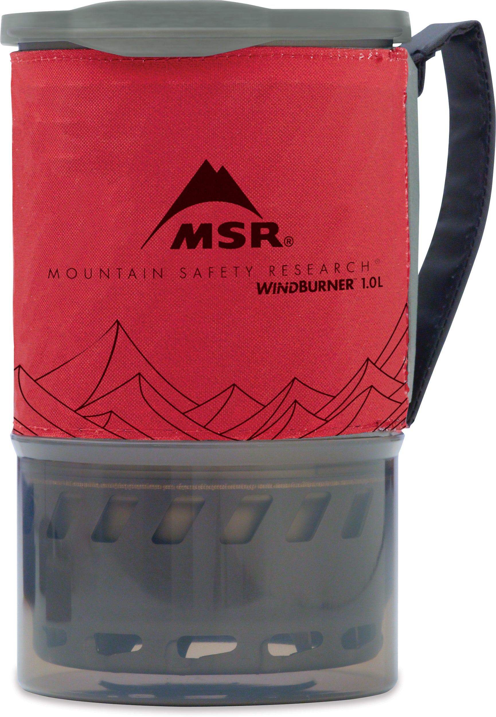 MSR WindBurner 1.0L Camping Stove System - Compact Backpacking Stove for Outdoor Cooking, Hiking & Backcountry Adventures