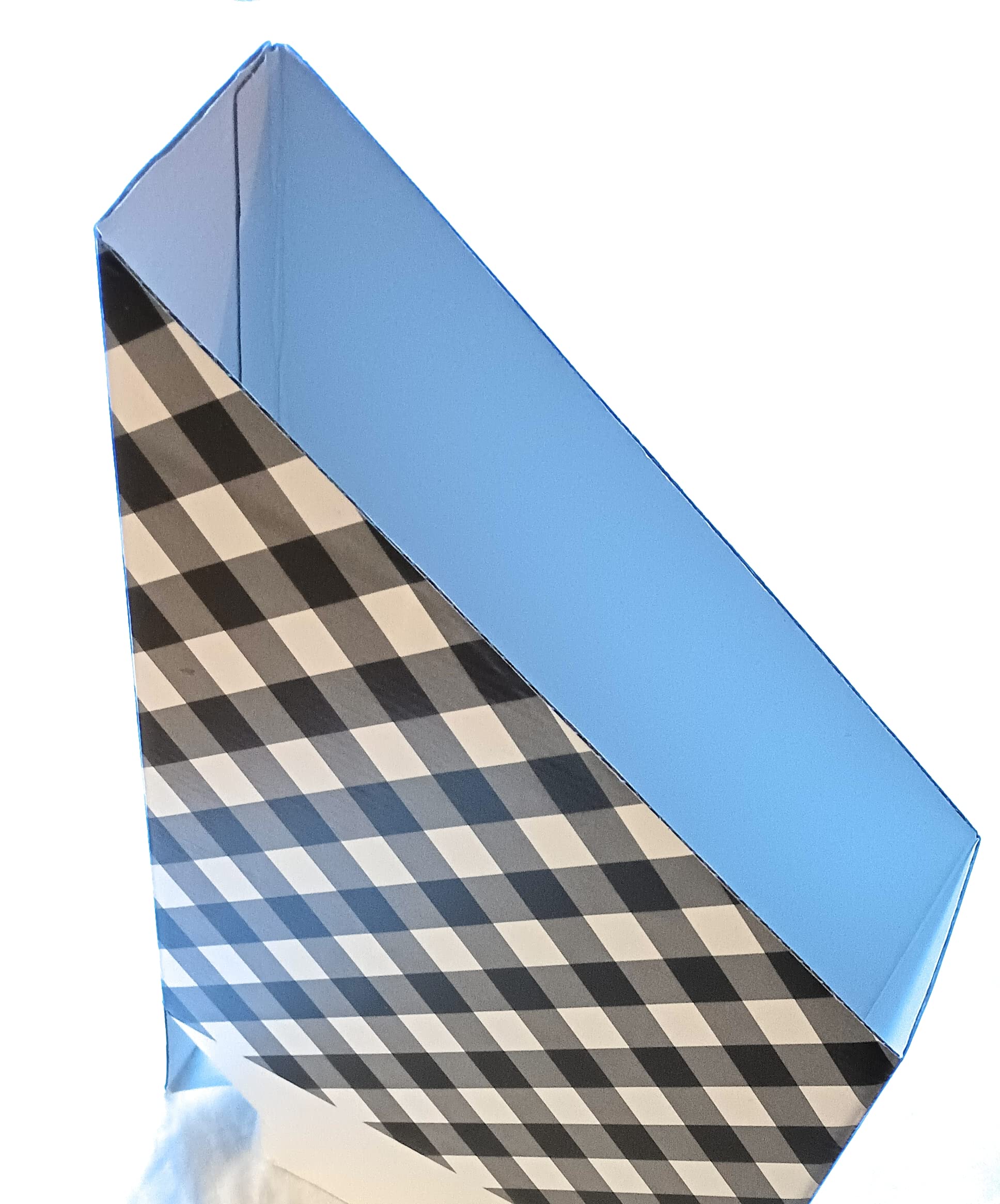 Floral Leopard Print Corrugated Magazine and File Holder - Stylish Desk Organizer for Office, Home, or Dorm Room Storage