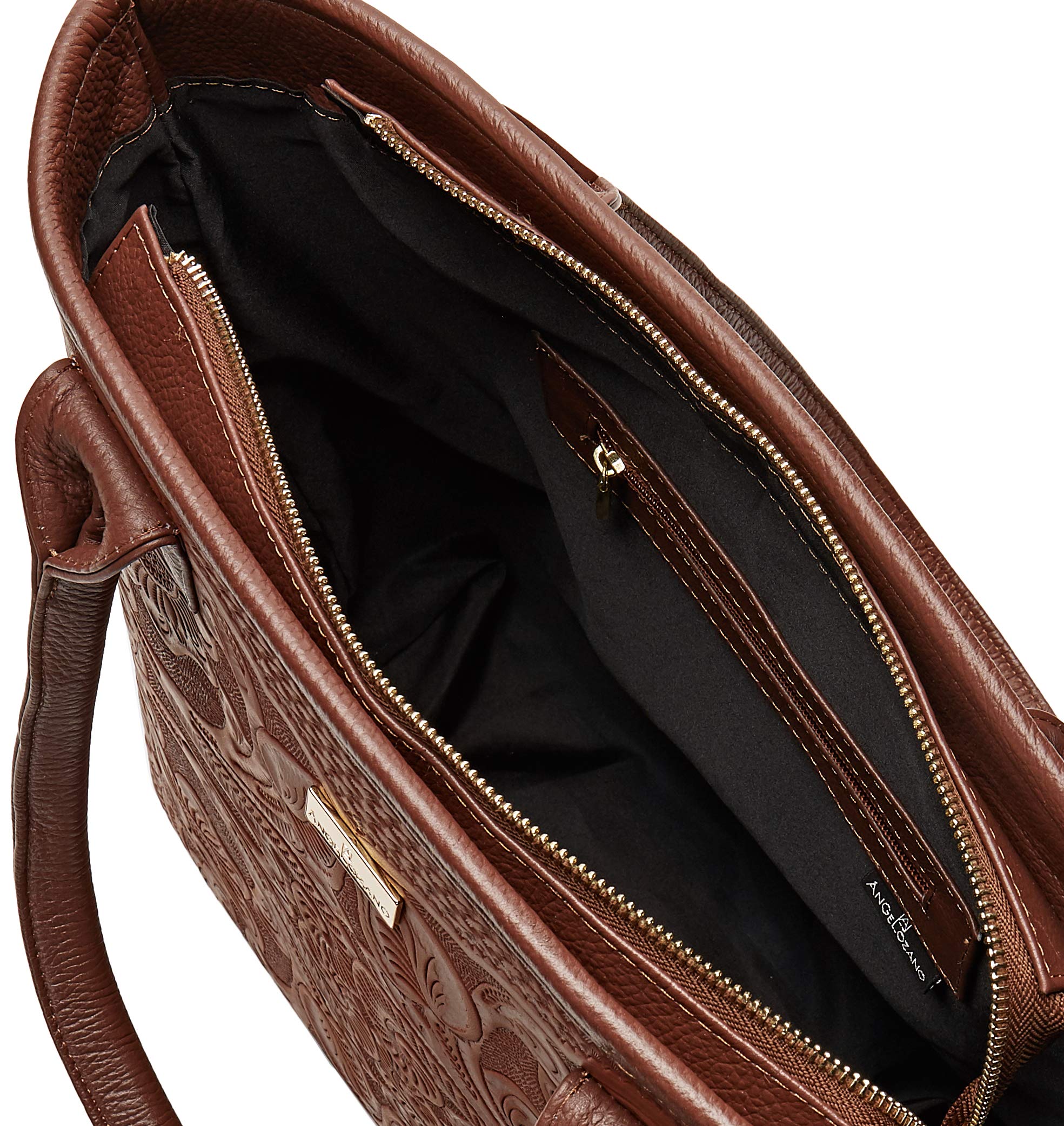 Handmade Leather Tote Bag for Women - Engraved Soraya Model - Stylish & Durable Shoulder Bag for Work, Travel & Everyday Use