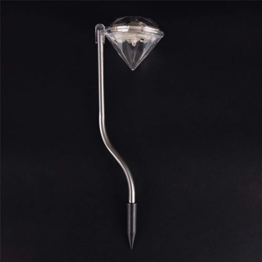 Solar Powered LED Outdoor Lights - Waterproof Garden & Yard Decoration with Rhinestone Design for Patio, Pathway, and Landscape Lighting