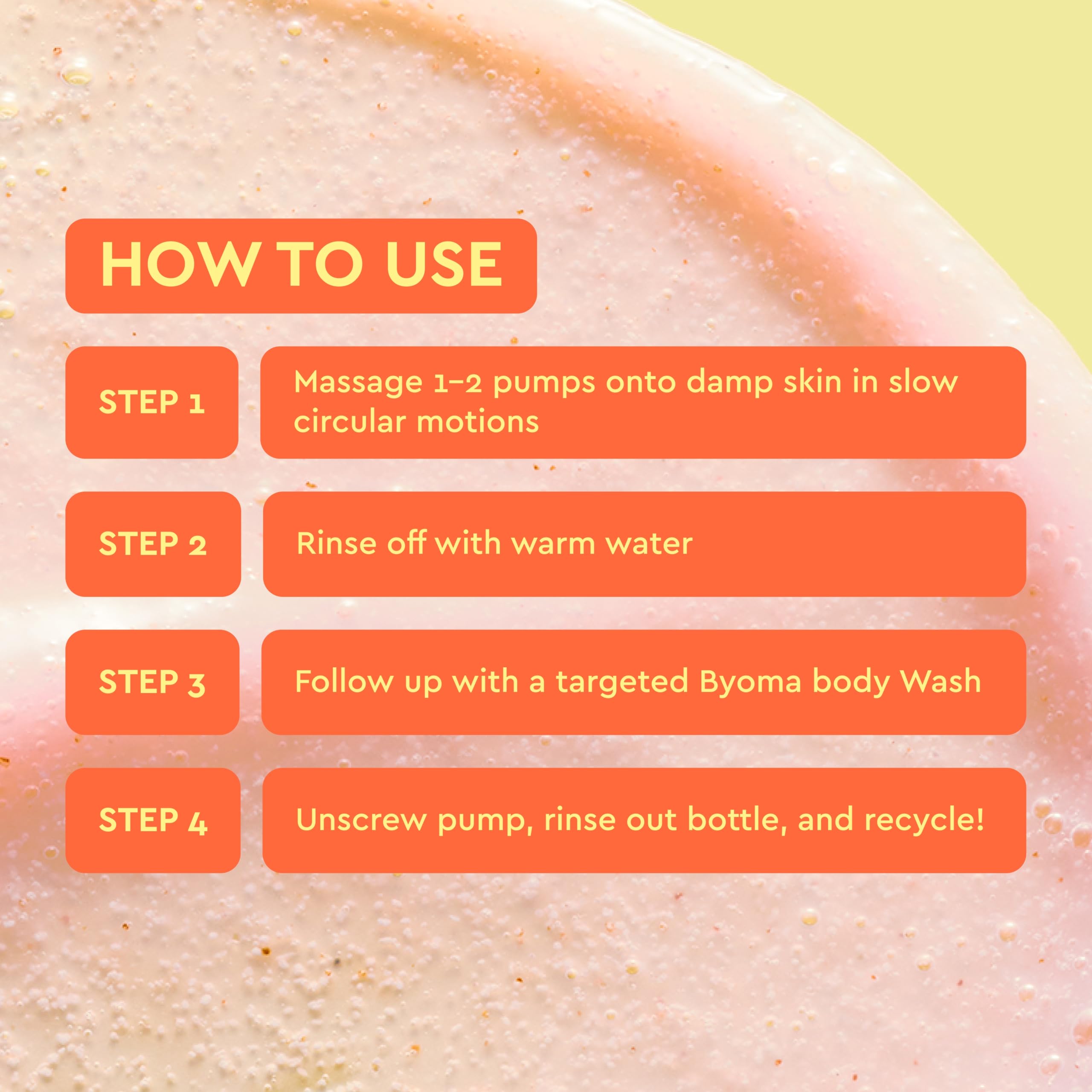 BYOMA BODY Smoothing Body Polish 300ml - Exfoliating Scrub for Soft, Glowing Skin | Perfect for Dry Skin & Pre-Shave Prep | Spa-Quality Body Care at Home