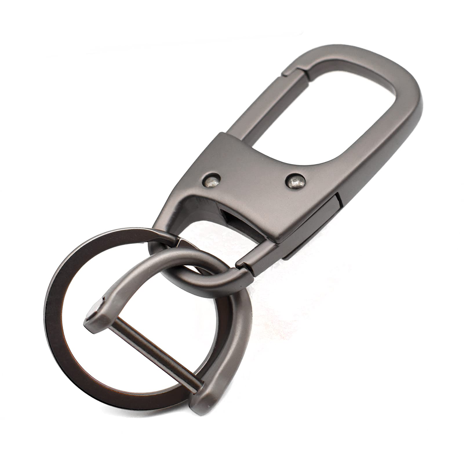 Metal Keychain with Detachable Ring - Car Keys & Anti-Lost Clip for Men & Women | Daily Use & Travel