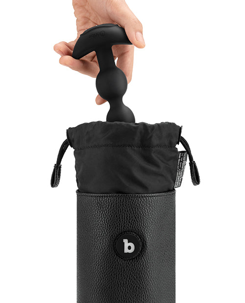 B Vibe UV Sterilizer Bag for Travel - Portable Sanitizing Pouch for Phone, Keys, Wallet & Essentials - Black | Perfect for Airports, Gyms & Daily Disinfection