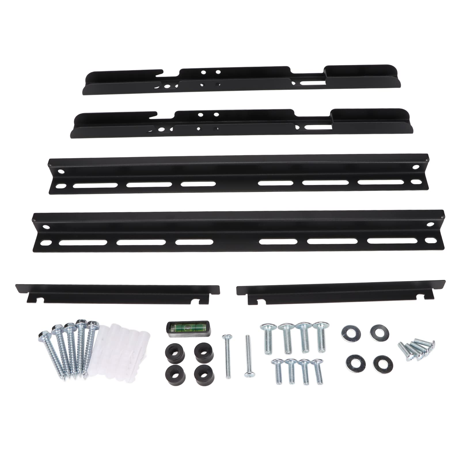 Universal TV Wall Mount Bracket for 14-55 Inch TVs - Heavy Duty SPCC 1.2 Steel Plate, Ultra Thin Fixed TV Stand with VESA 400x400mm (Supports Up to 110lbs) - Perfect for Living Room, Bedroom & Office Flat Screen TV Installation