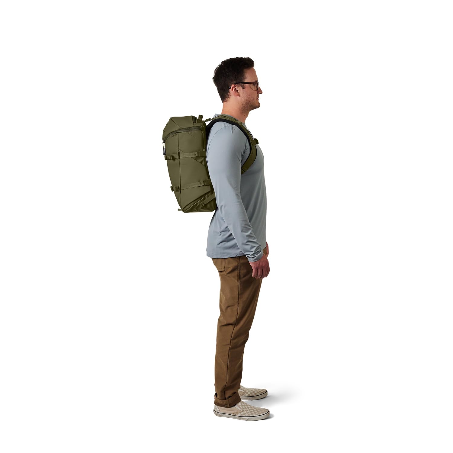 YETI Ranchero Backpack 22L - Durable All-Day Utility Pack for Hiking, Camping & Travel | Structured Olive Backpack for Outdoor Adventures & Daily Commute