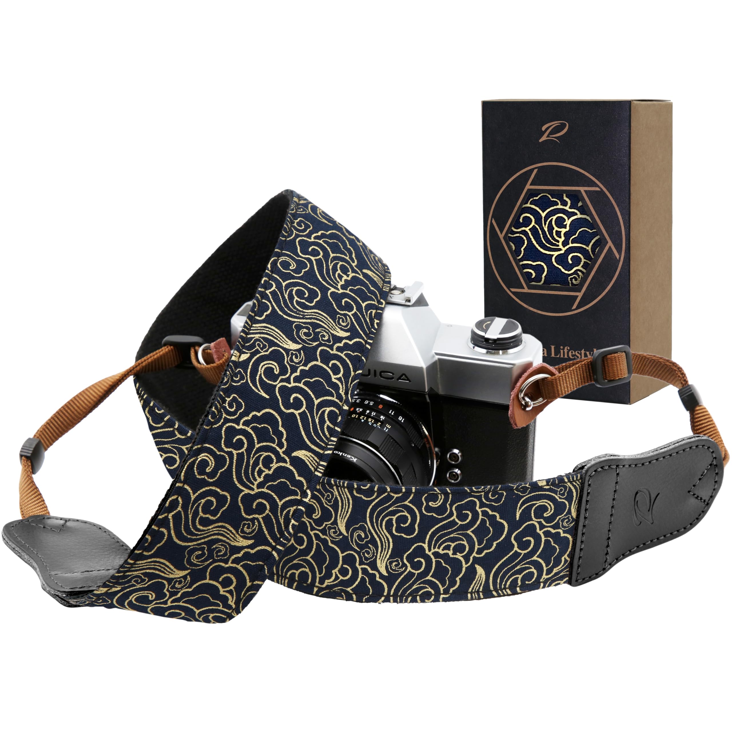 Vintage Ukiyo-e Style Camera Strap - 2