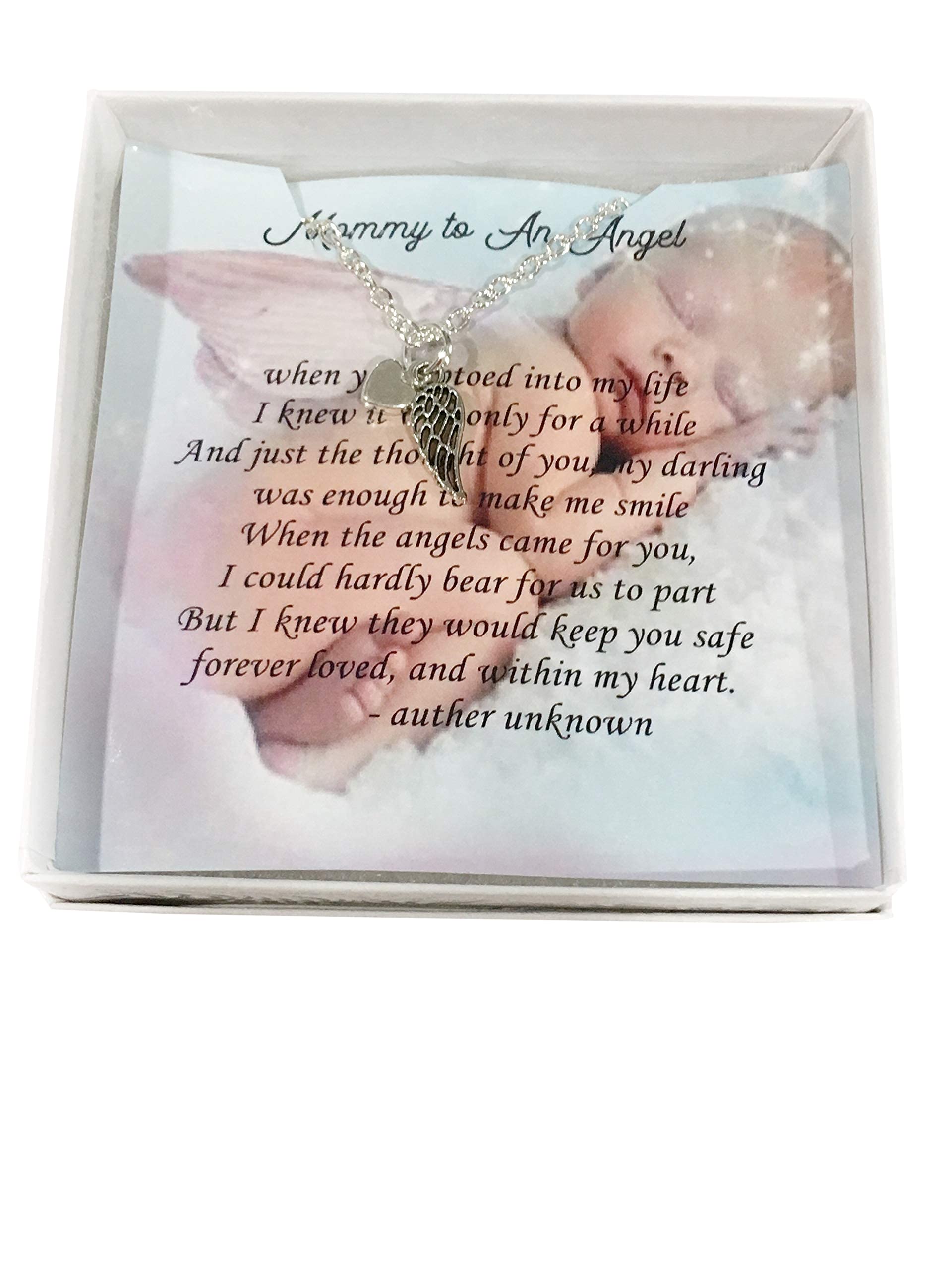 Miscarriage Memorial Necklace - Sympathy Gifts for Infant Loss, Stillborn Baby Keepsake for Grieving Mothers - Perfect for Remembrance, Healing & Comfort