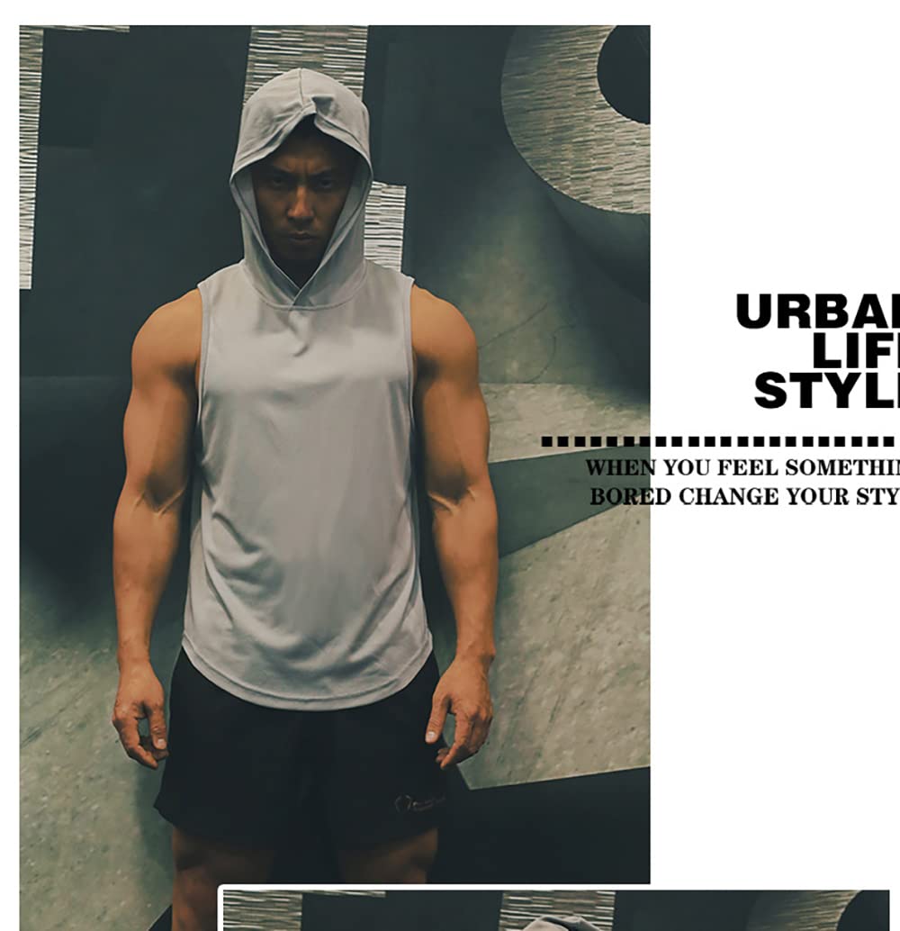 Men's Muscle Tank Tops - Gym Workout Shirts, Sleeveless Fitness T-Shirts & Athletic Hoodies for Men | Perfect for Weightlifting, Running & Summer Sports