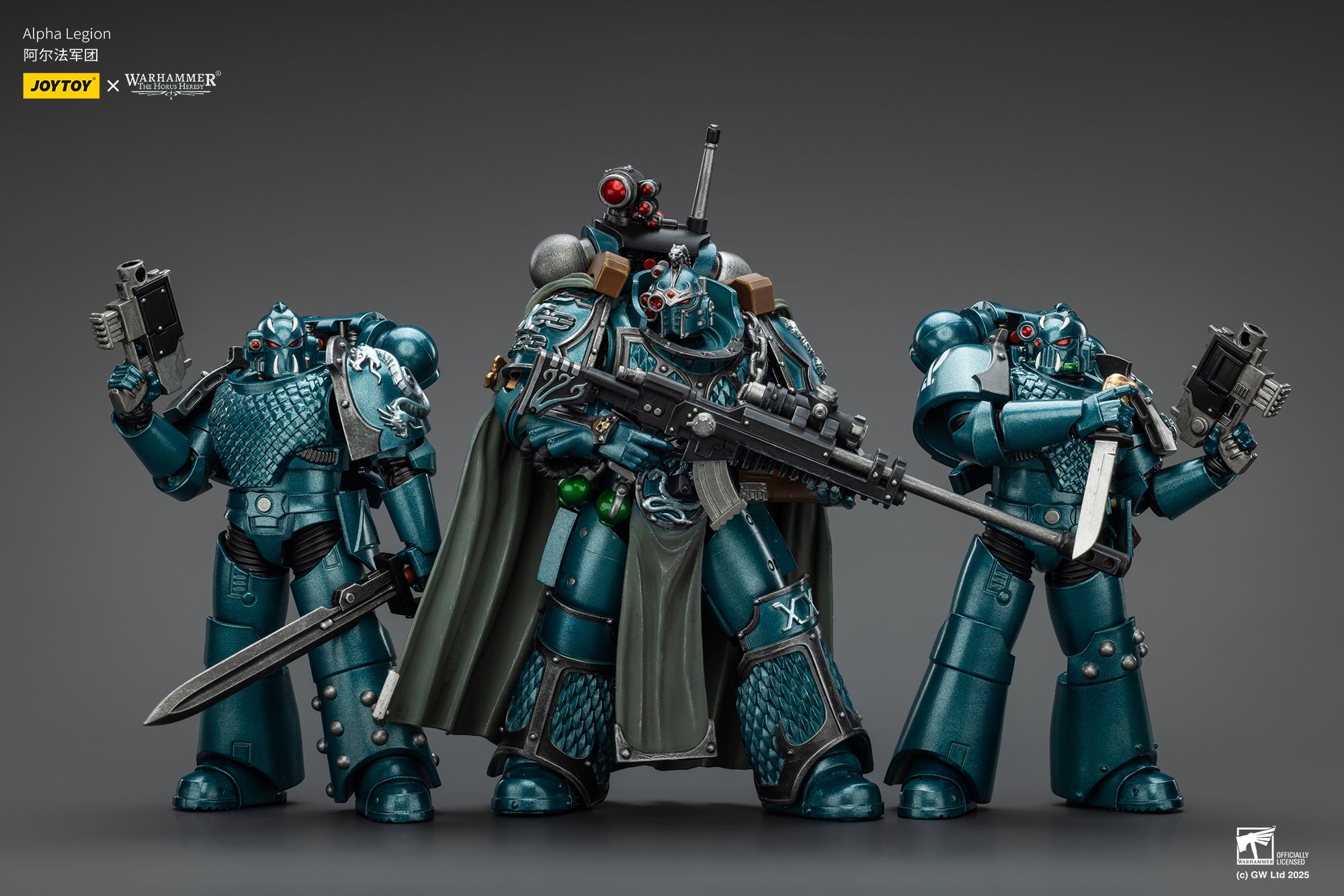 Pre Order 1/18 JOYTOY Warhammer The Horus Heresy Alpha Legion Exodus Headhunter Action Figure - Collectible Model for Warhammer 40K Fans & Tabletop Gaming Enthusiasts