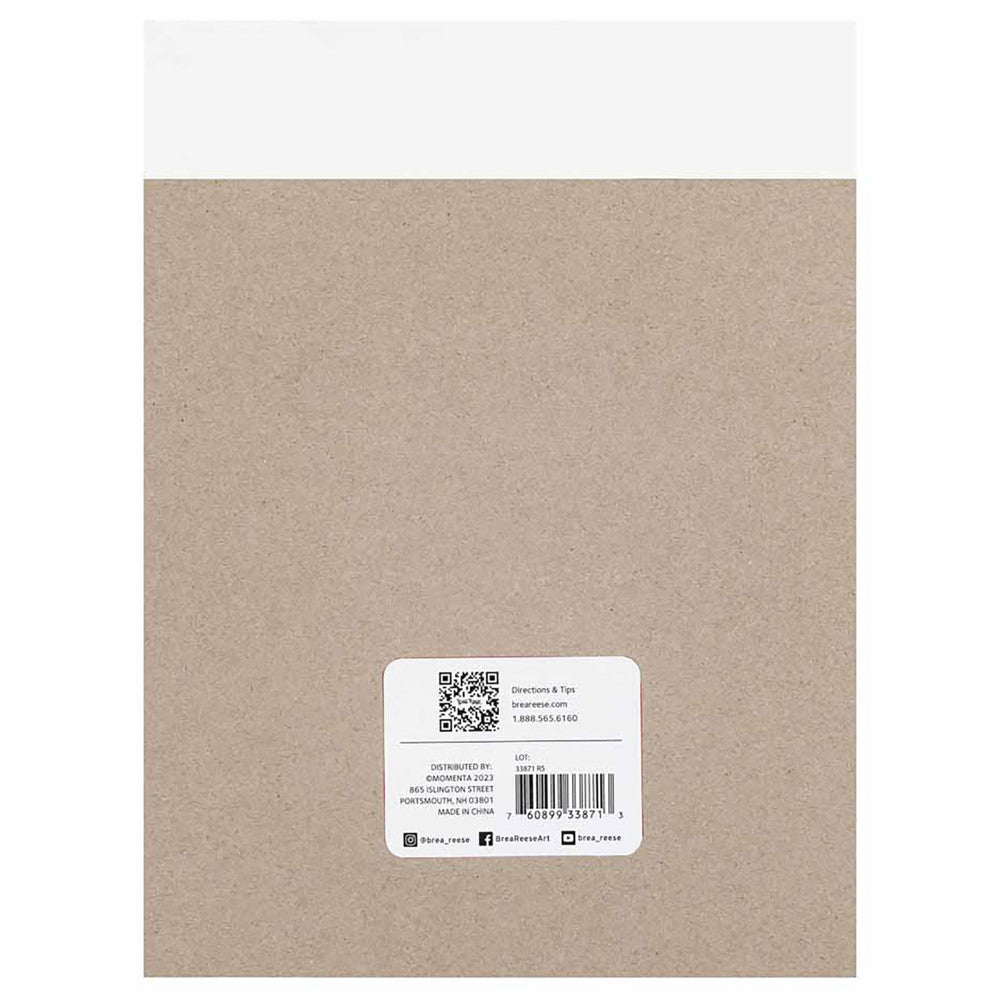Brea Reese Marker Paper Pad - 50 Sheets, 9x12 Inches, 75lb Acid-Free Sketch Paper for Artists, Illustrators & Designers - Perfect for Markers, Ink, Pencils & Mixed Media Art Projects