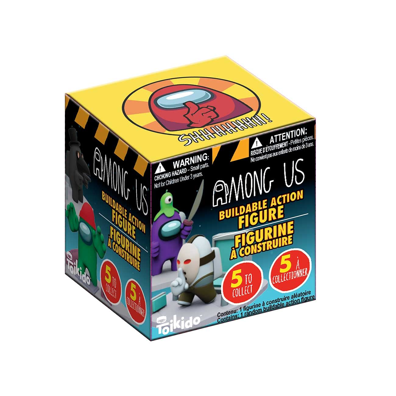 Among Us Buildable Action Figure Set - DIY Craftable Collectible Toy for Kids & Adults - Perfect for Game Nights, Parties & Creative Play