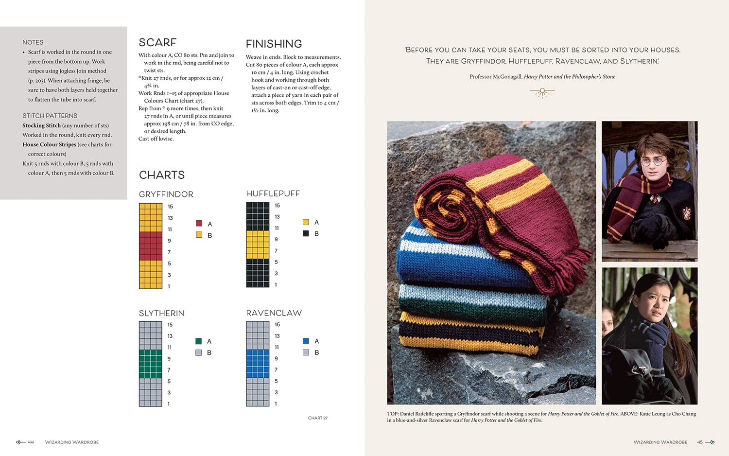 Harry Potter Knitting Magic: Official Knitting Pattern Book for Scarves, Hats & Sweaters – Perfect for DIY Gifts & Harry Potter Fans