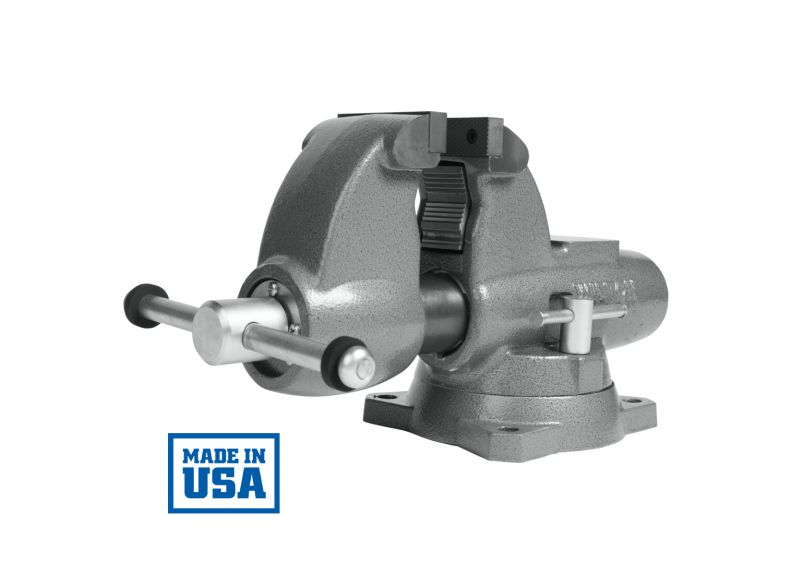 Heavy Duty C-Clamp Pipe and Bench Vise - 3.5 Inch Jaw Width, 5 Inch Max Opening, 4.5 Inch Throat Depth - Ideal for Woodworking, Metalworking, and DIY Projects
