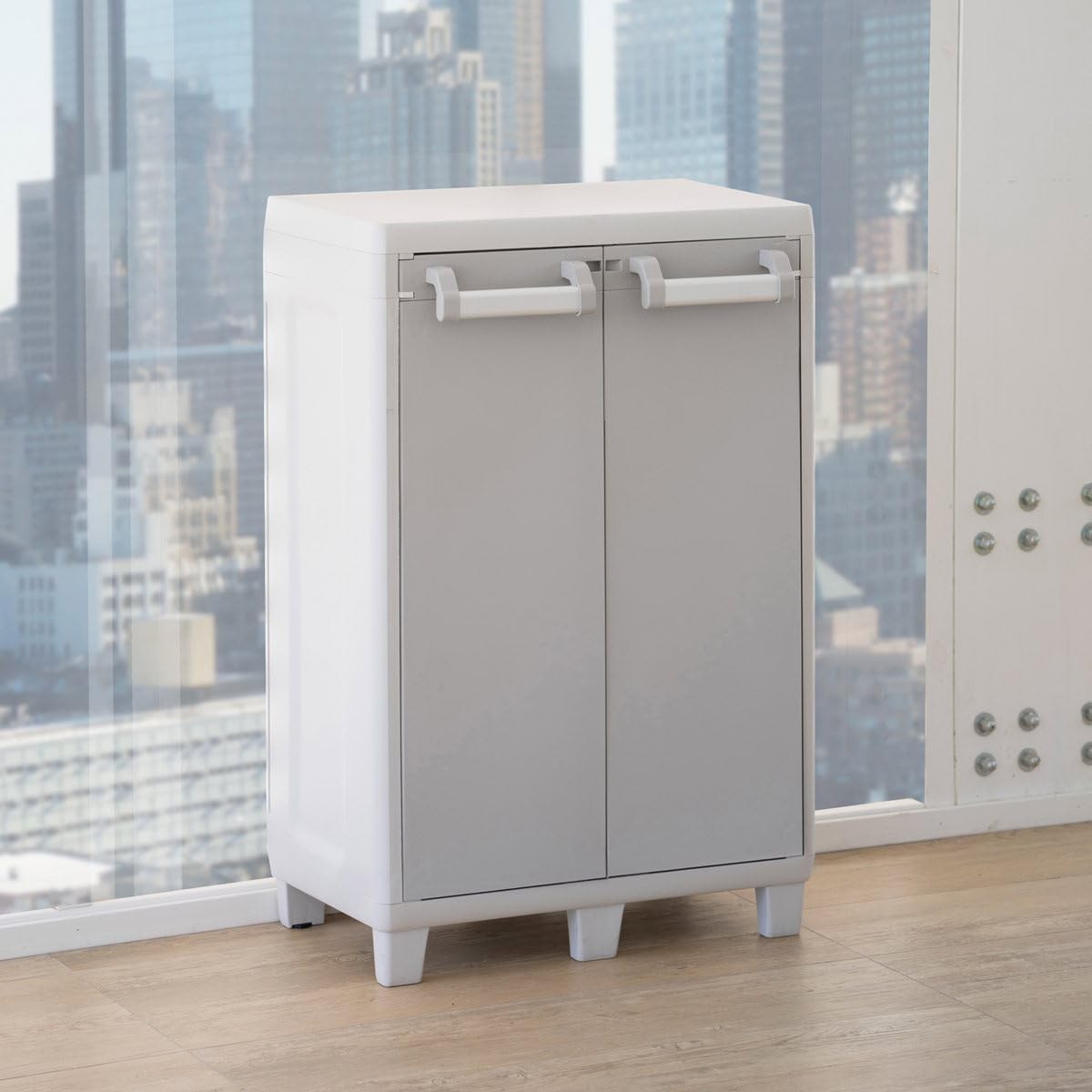 Mec341 Modern Low Cabinet with Storage - Stylish & Space-Saving Furniture for Living Room, Bedroom or Office
