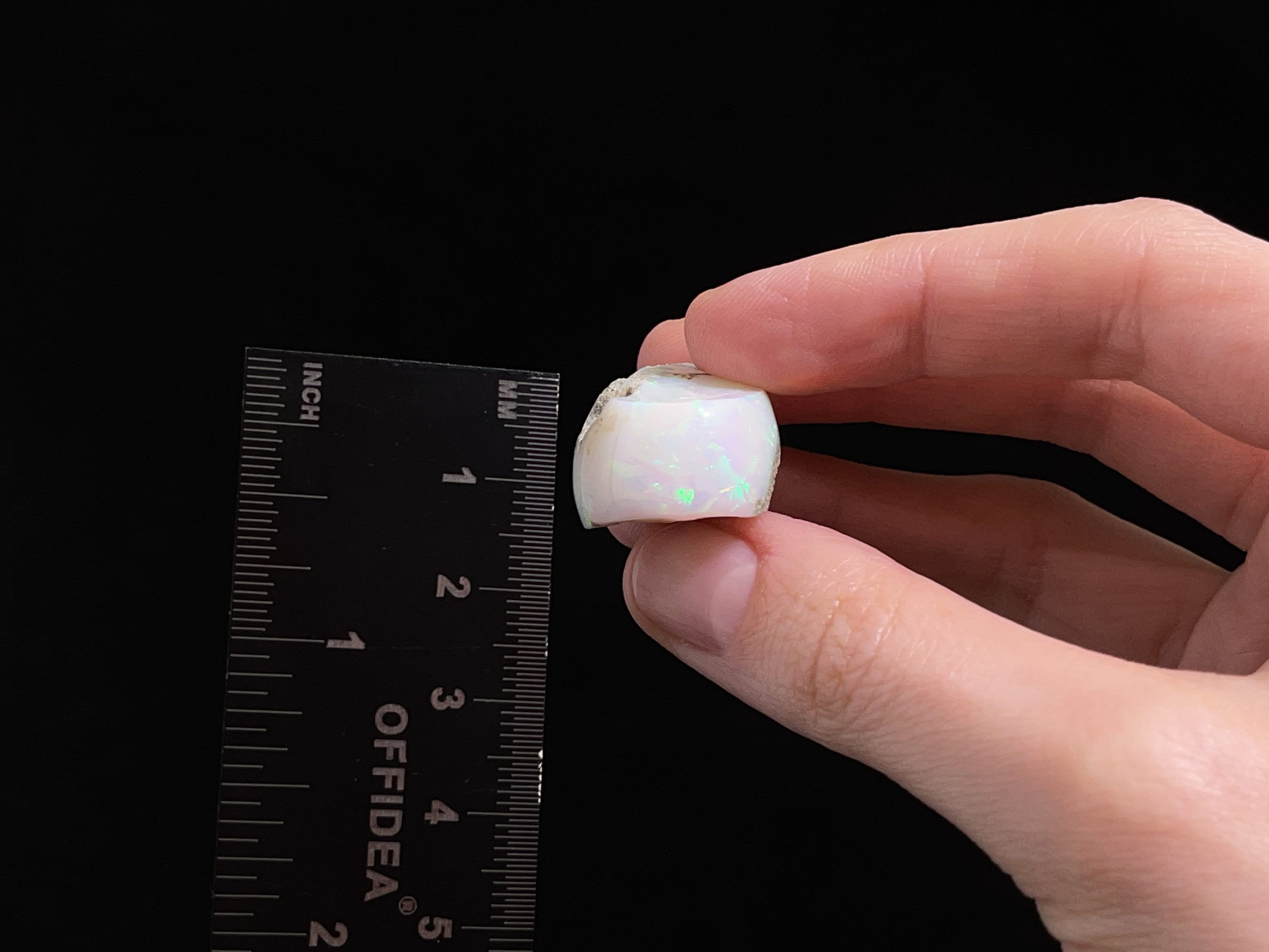 Natural Welo Opal Raw Crystal - 3A XL Polished Window Opal Gemstone, October Birthstone for Jewelry Making & Healing (45290) | Perfect for Necklaces, Rings & Spiritual Decor