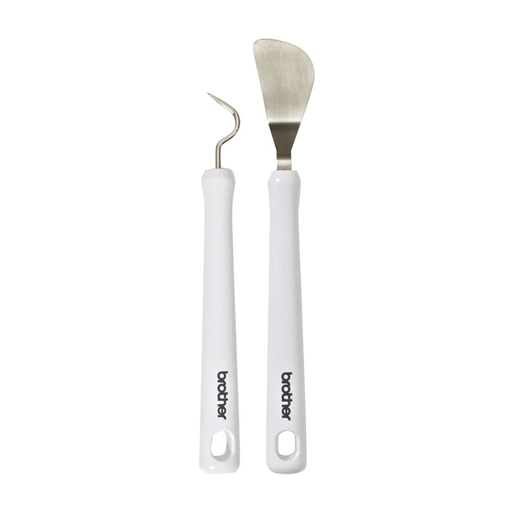 Brother ScanNCut Spatula & Hook Set - Essential Tools for Cutting Mats & Vinyl - Perfect for DIY Crafts, Scrapbooking & Fabric Cutting