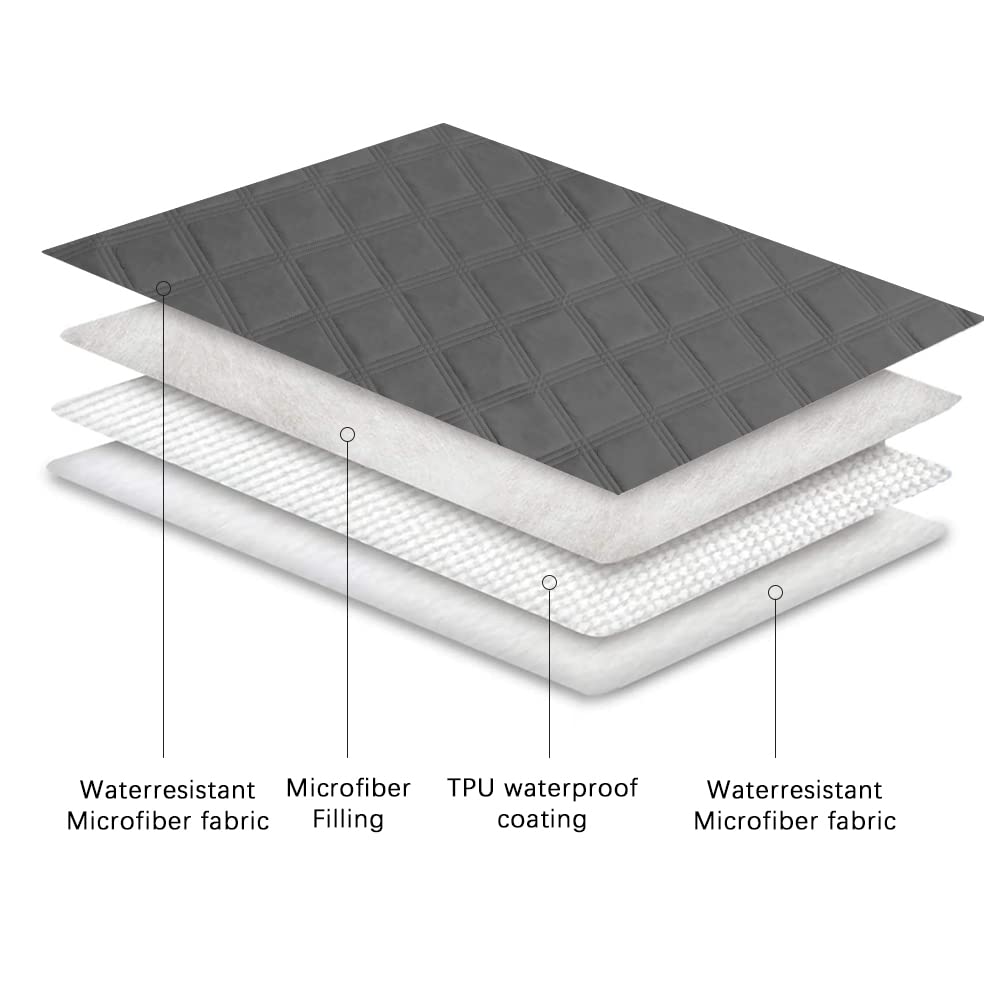 Ameritex Waterproof Dog Bed Cover - Non-Slip Pet Blanket for Furniture Protection - Ideal for Beds, Couches & Sofas - Keep Your Home Clean & Pet-Friendly