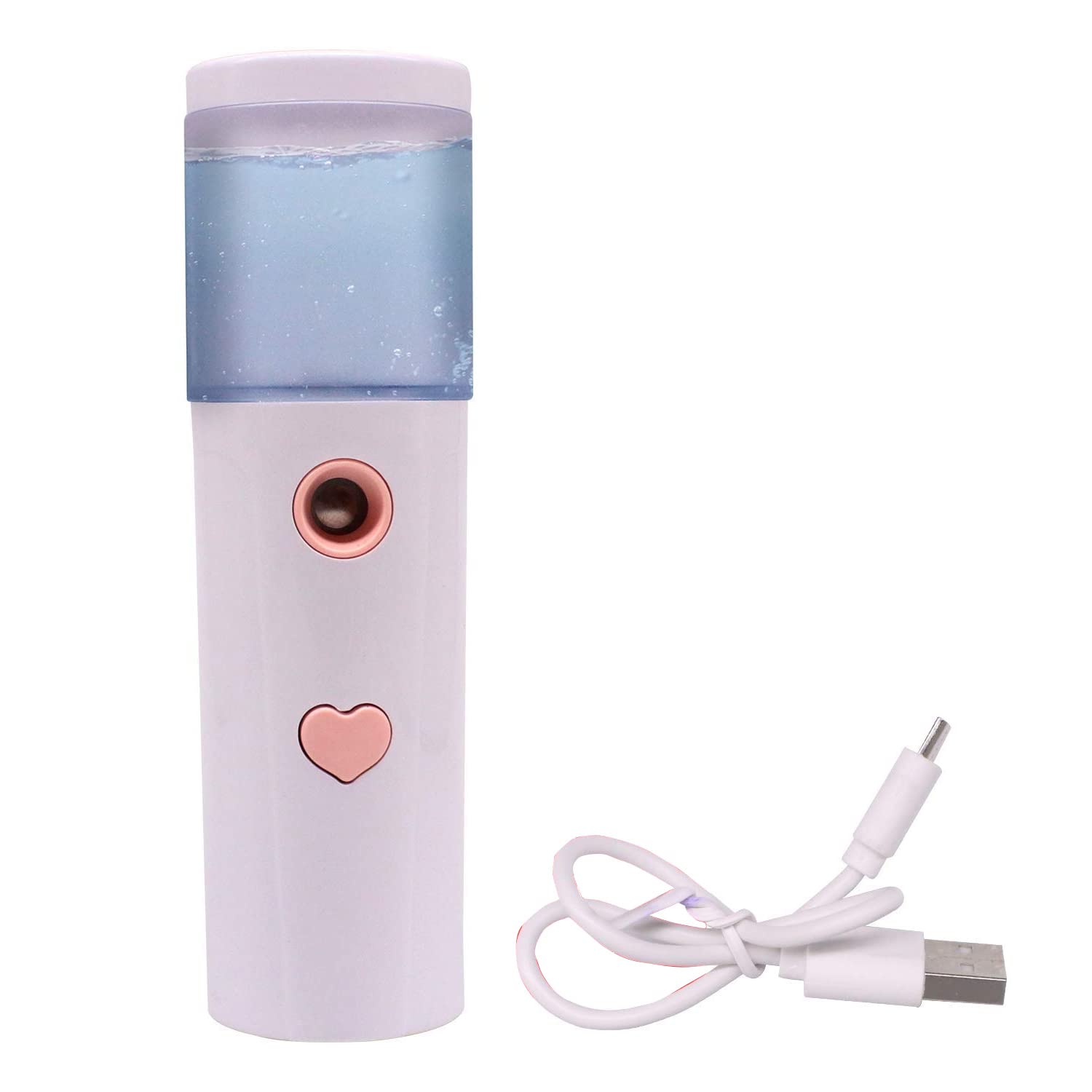 ORILEY ORL101 Nano Mist Spray Facial Steamer - Portable Moisturizing Humidifier for Skin Hydration | Mini Facial Sprayer for Home, Travel & Spa Use | Random Color & Design