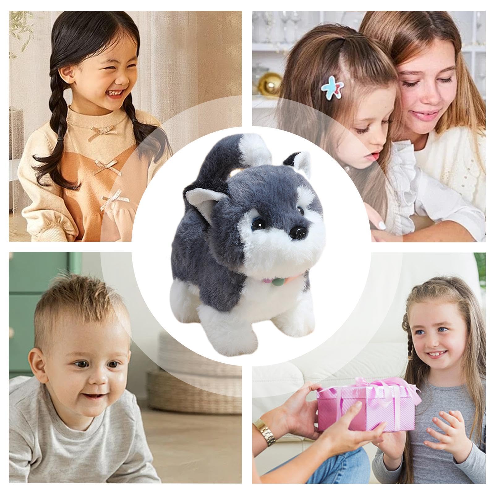 Interactive Walking Dog Toy - Electronic Realistic Puppy Pet Toy with Fun Sounds & Motion - Best Interactive Toy for Dogs & Kids - Perfect for Indoor Play, Training & Bonding Time