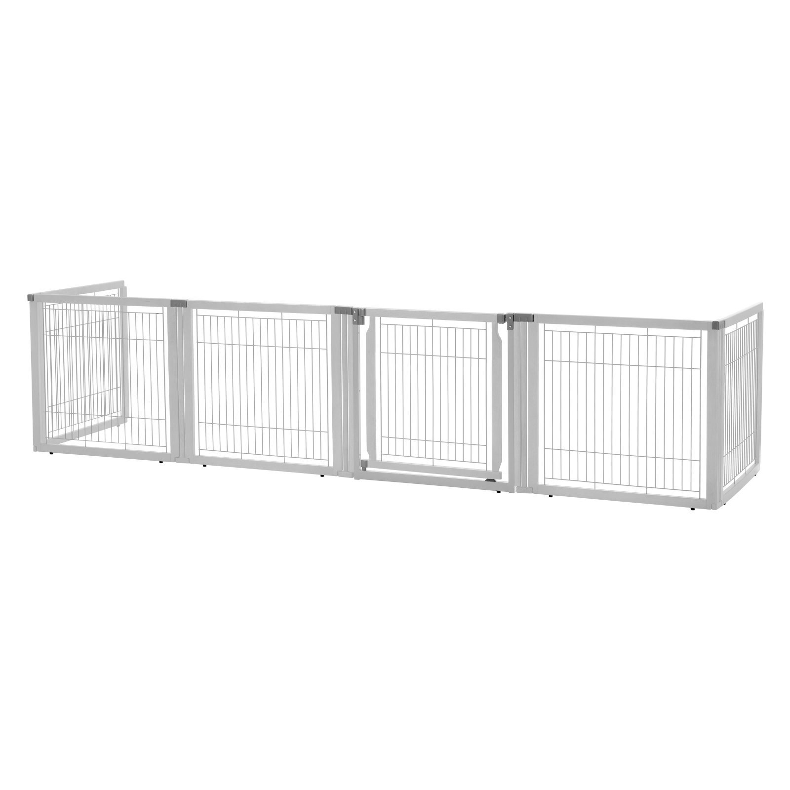 Richell 94959 Foldable Pet Kennel & Gate - Portable Dog Crate for Small to Medium Dogs - Perfect for Home, Travel & Outdoor Use