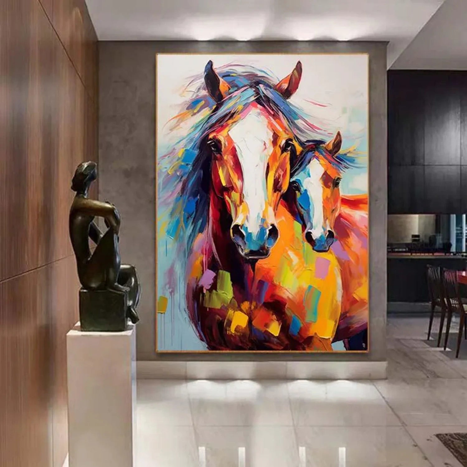 Animal Art Painting #AP157 - Handmade Wildlife Canvas Art for Home & Office Decor - Perfect for Living Room, Bedroom, or Gift