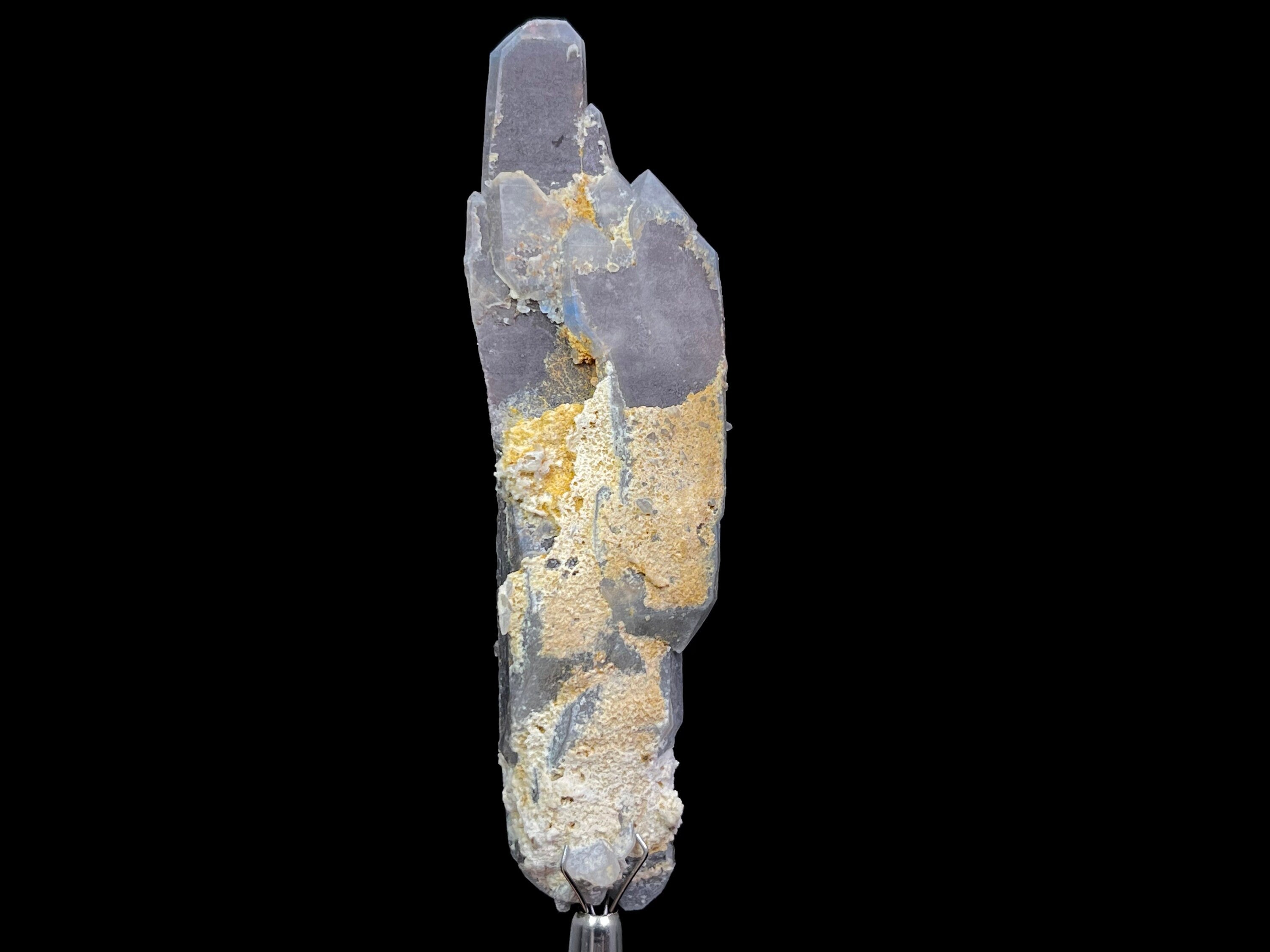 PAPAGOITE in QUARTZ Raw Crystal with HEMATITE - Rare Metaphysical Healing Stones for Meditation, Energy Work & Spiritual Growth (46417)