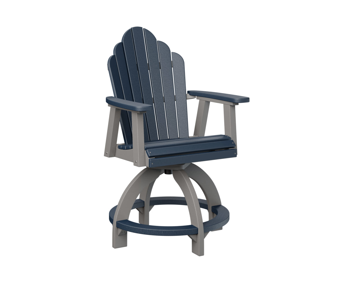 Navy Blue on Light Gray