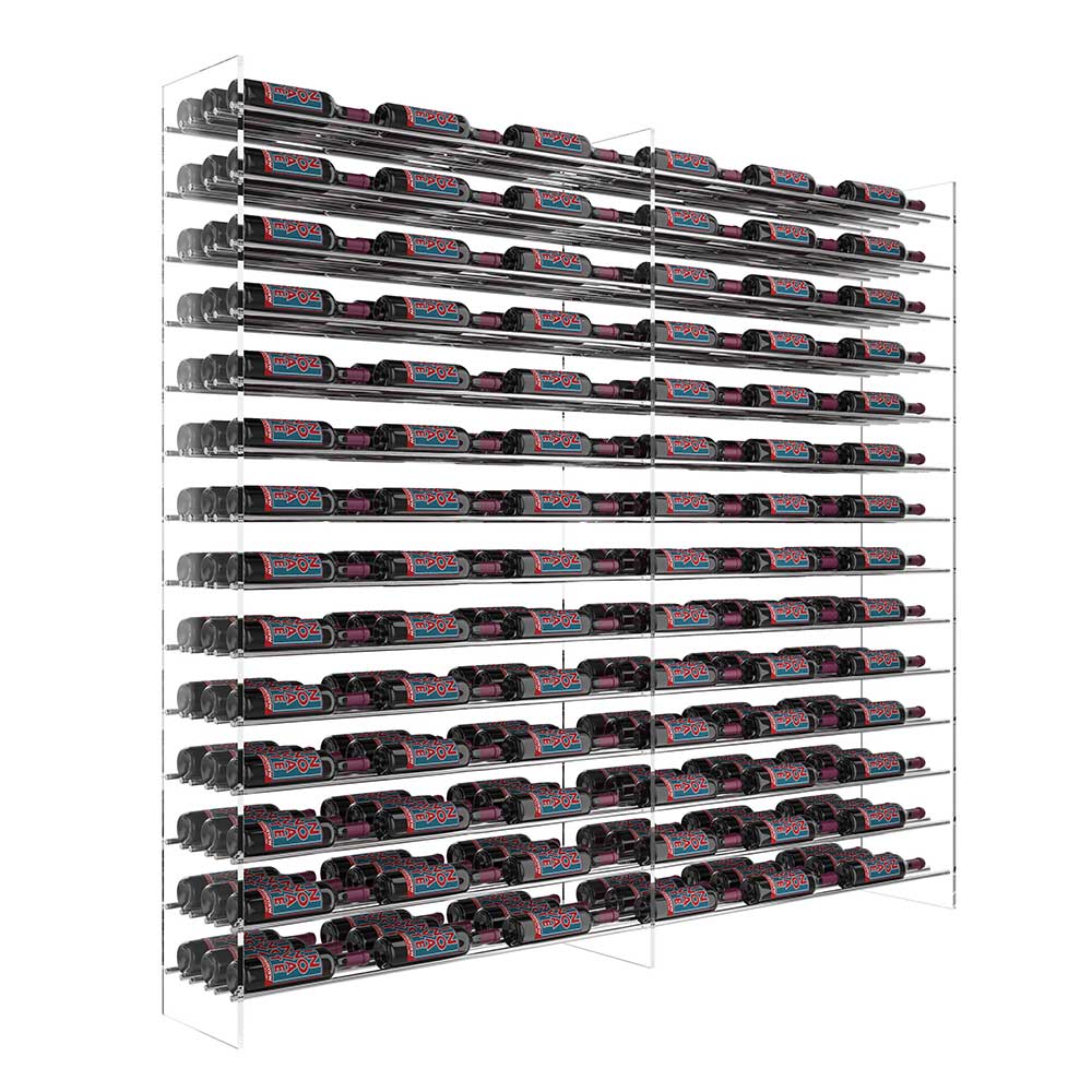 72 Inch Evolution Wine Tower - Sturdy Metal & Acrylic Wine Rack for 30+ Bottles - Perfect for Home Bar, Dining Room, and Wine Cellar Organization