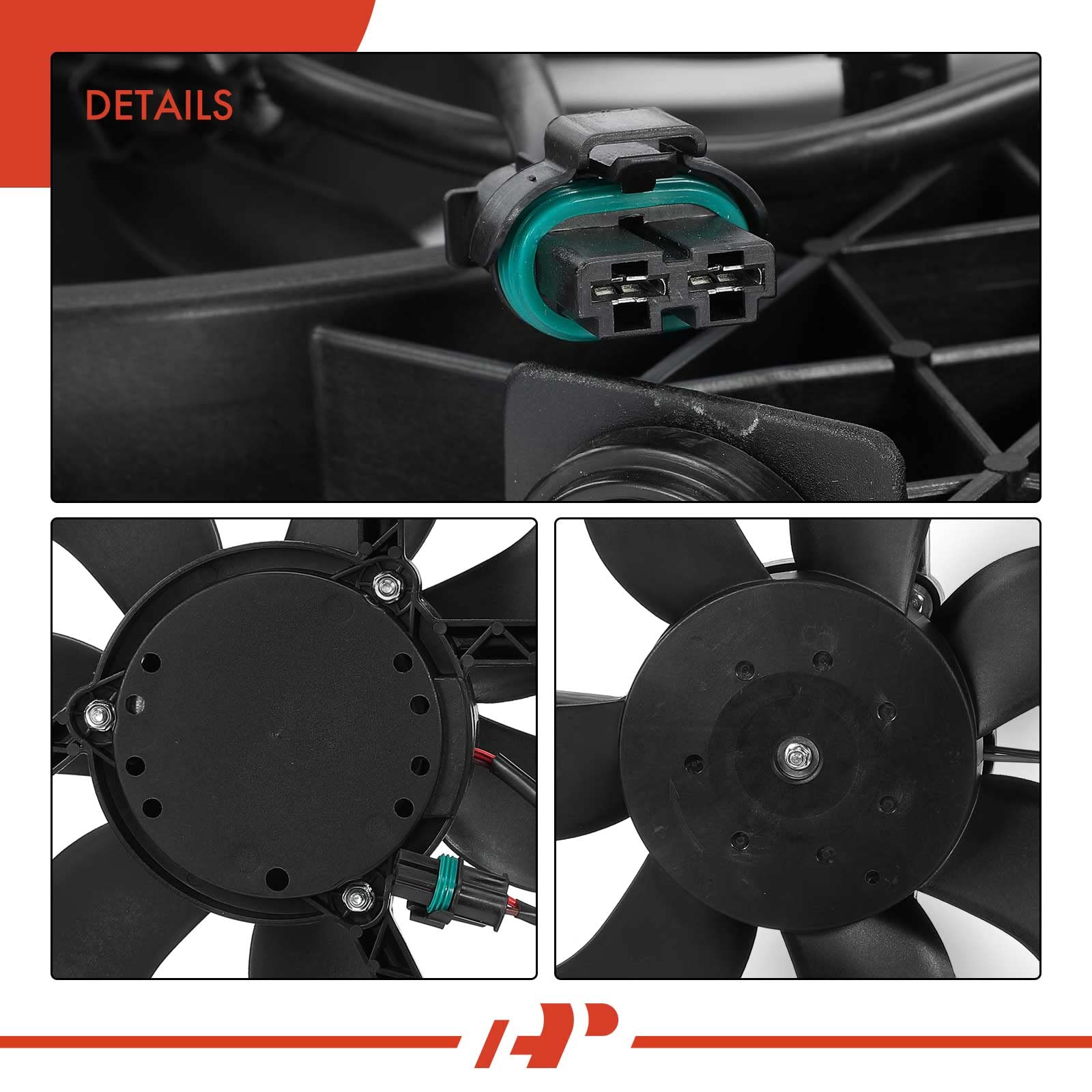 Premium Engine Radiator Cooling Fan Assembly Compatible with Nissan Pathfinder 2013-2020, Infiniti QX60 2014-2020 & JX35 2013 - Replacement for OEM# 214813JA0A, 214813JA1B - Perfect for Engine Overheating Prevention & Cooling System Repair