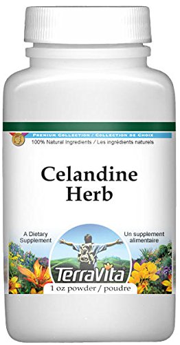 Organic Celandine Herb Powder - 1 oz (ZIN: 519582) | Natural Herbal Supplement for Skin Care, Detox & Digestive Health | Perfect for Teas, Tinctures & DIY Beauty Recipes