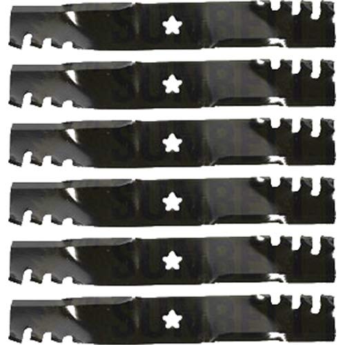 (6 Pack) Premium Mulching XHT Lawn Mower Blades - 16.75