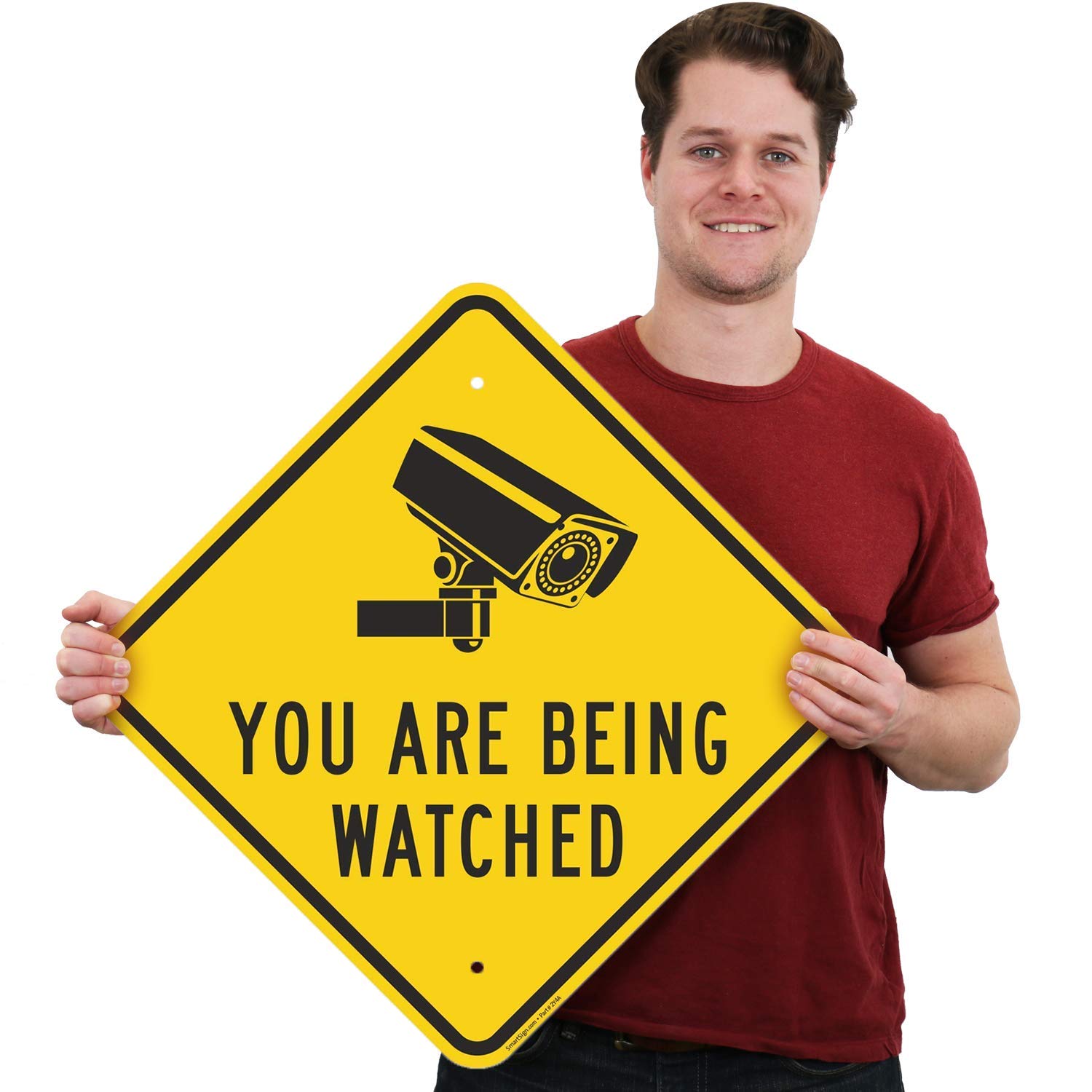 SmartSign 'You Are Being Watched' Video Surveillance Sign - 18