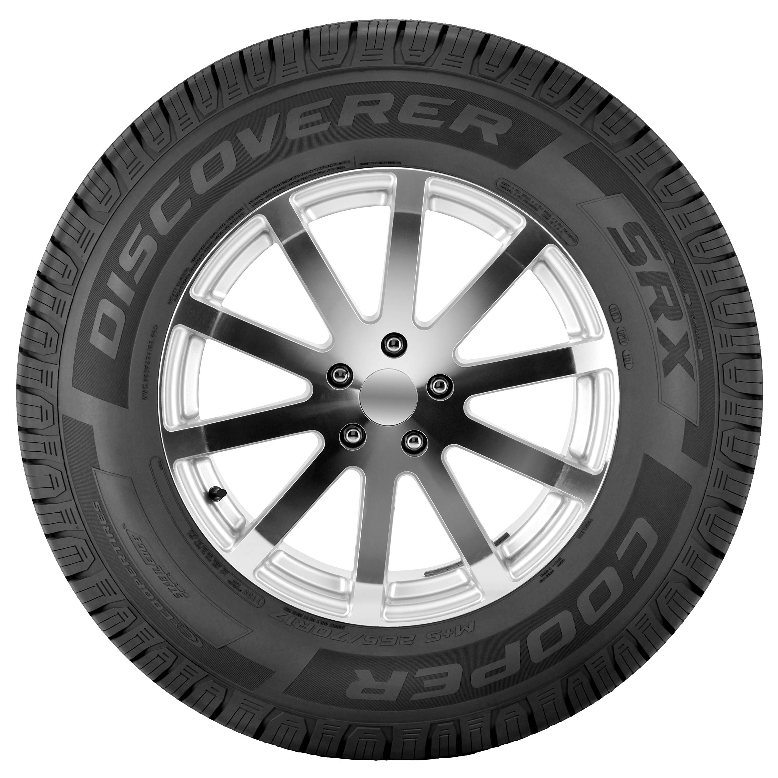 Cooper Discoverer SRX All-Season 215/70R16 100H Tire - High Performance SUV & Light Truck Tires for All Weather Conditions - Perfect for Highway, Off-Road & Winter Driving
