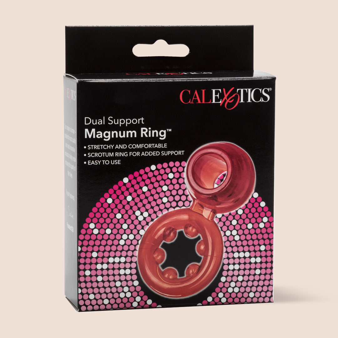 Dual Support Magnum Ring™ - Premium Dual Erection Enhancer for Men | Improve Performance & Comfort | Perfect for Couples & Intimate Moments