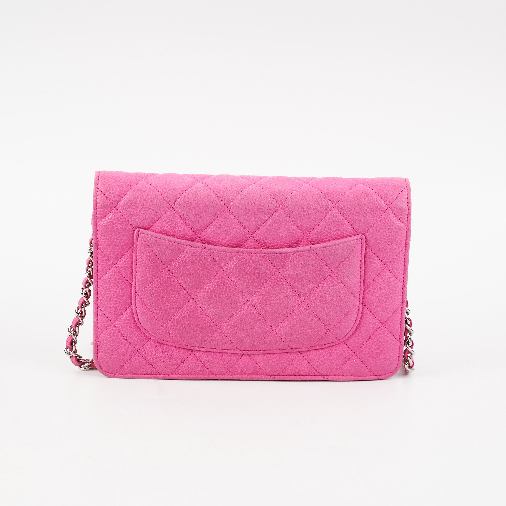 Chanel Pink Quilted Wallet On Chain WOC Bag - Luxury Crossbody Bag for Women, Perfect for Parties & Evening Events