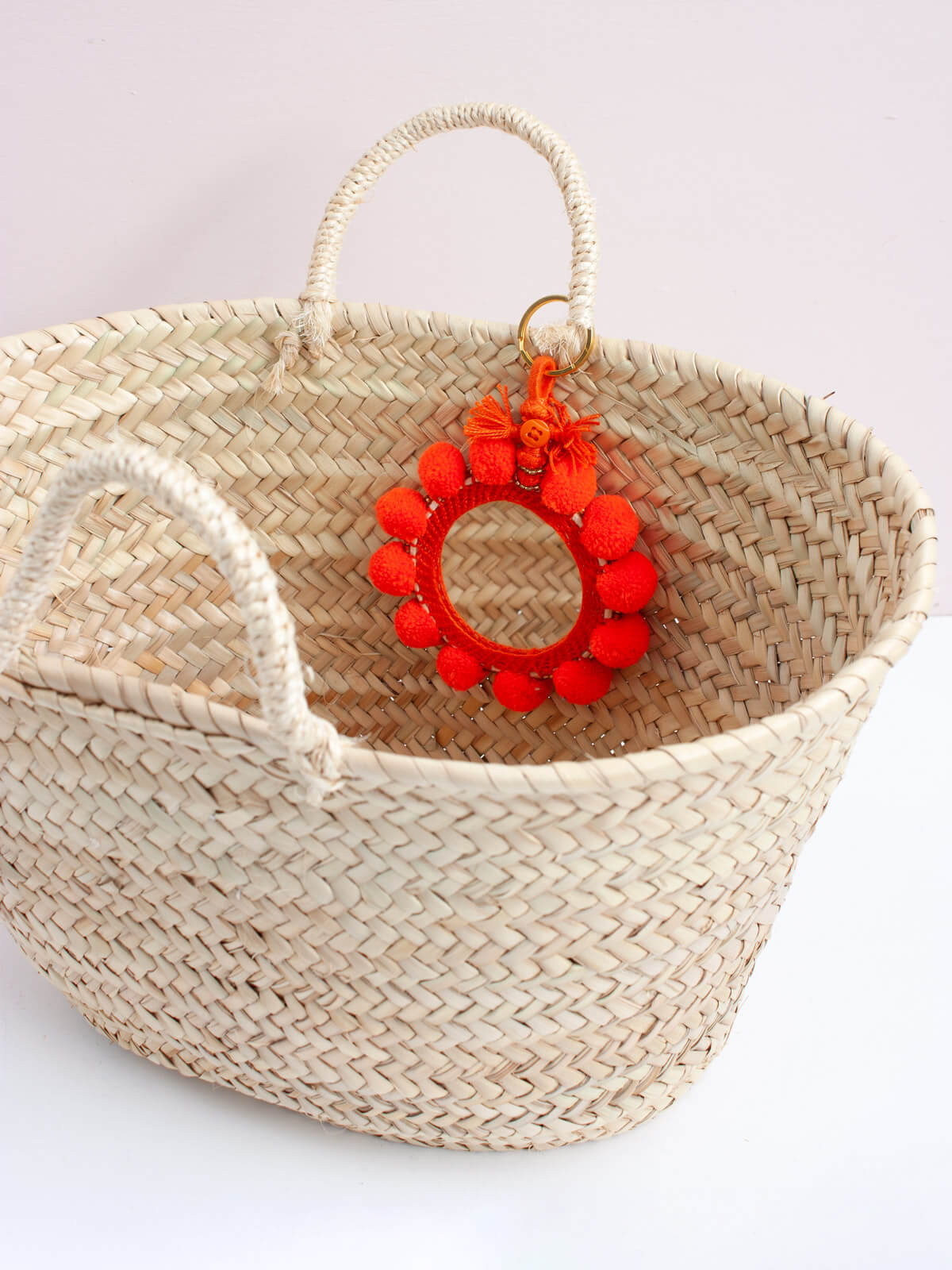 Super Soft Pom Pom Mirror Keychains - Large Size, Cute & Stylish Accessories for Women, Girls, Teens - Perfect for Handbags, Backpacks, Wallets & Key Organization