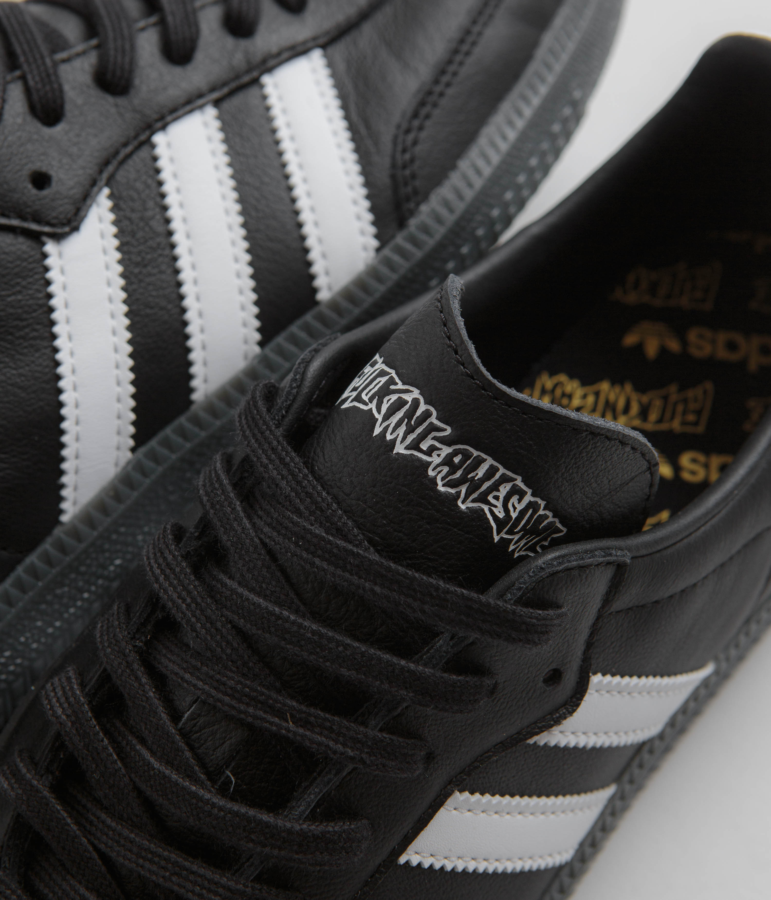 Adidas x Fucking Awesome Samba Sneakers - Core Black/FTWR White/Gold Metallic - Men's Streetwear Shoes for Casual Wear & Skateboarding