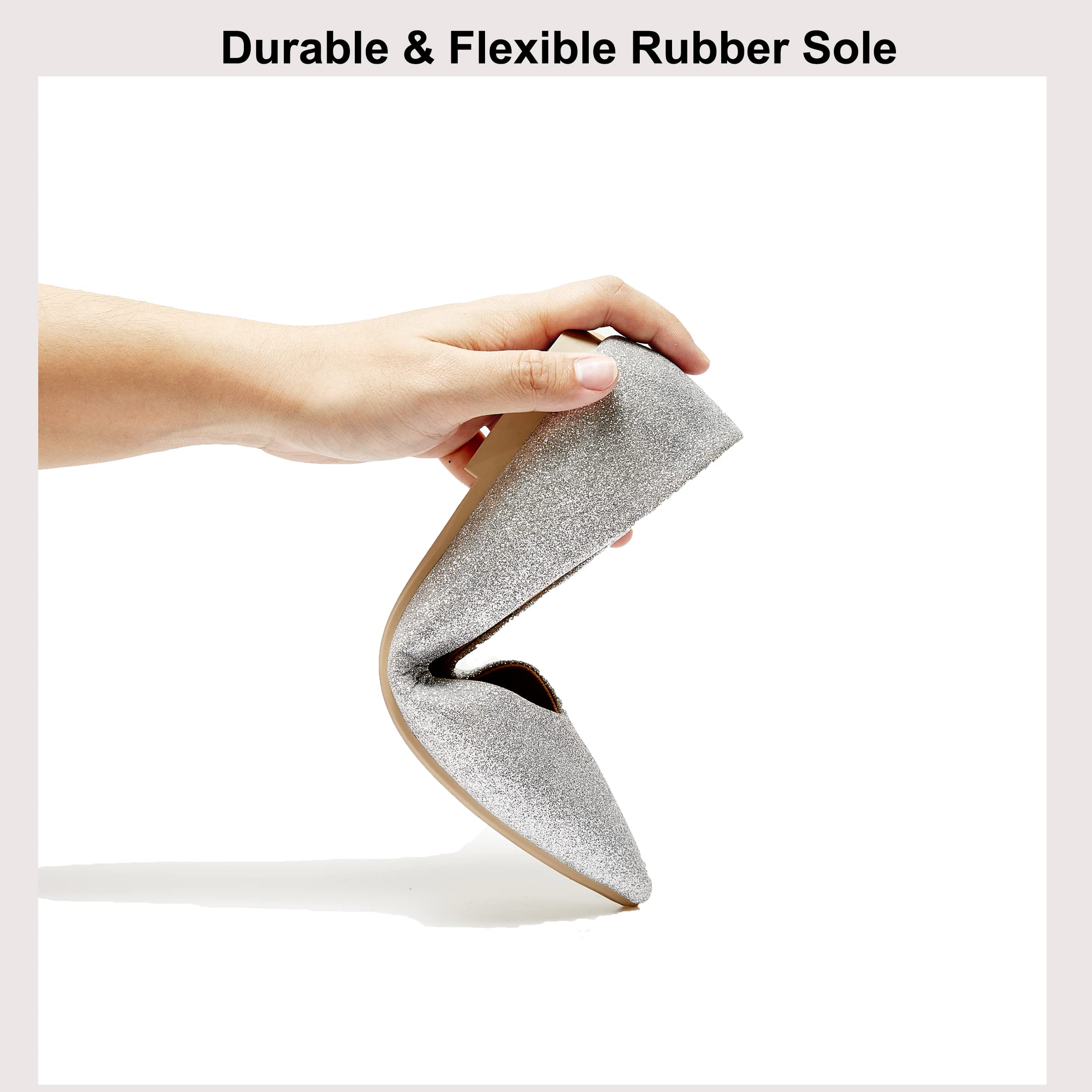 Felix & Flora Women's Ballet Flats - Comfortable Classy Dress Shoes for Wedding, Party & Daily Wear | Perfect for Office, Date Night & Casual Outfits