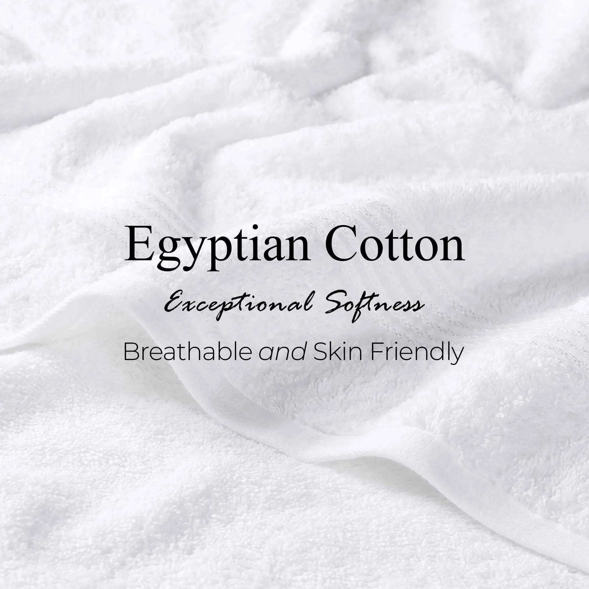 Premium Egyptian Cotton Bath Towel Set of 2 - Ultra Soft & Highly Absorbent Luxury Bath Sheets for Spa, Hotel & Home Use - 100% Heritage Cotton (White)