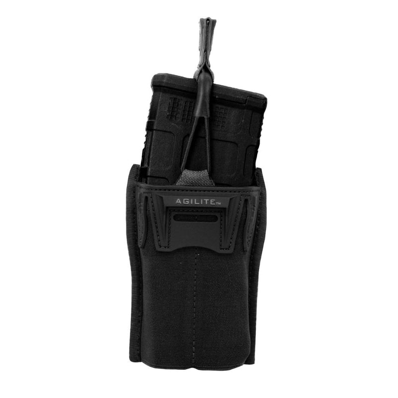 Agilite Pincer Single 5.56 Magazine Pouch - Tactical Molle-Compatible Rifle Magazine Holder for AR-15, M4 - Perfect for Military, Law Enforcement & Outdoor Shooting Range Use