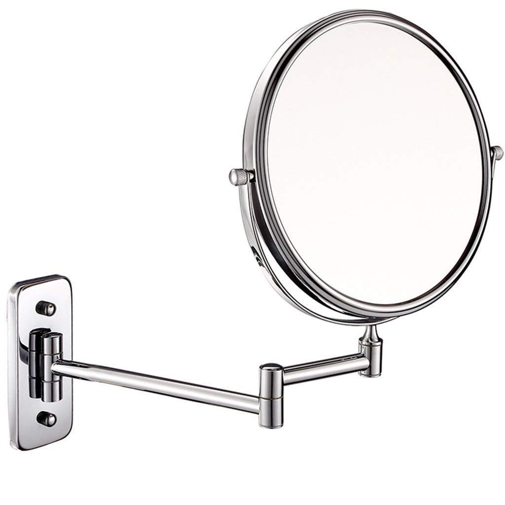 SGSG 6-inch Wall-Mounted Folding Vanity Mirror - 7X Magnification Double-Sided Cosmetic Mirror for Makeup & Shaving | Perfect for Bathroom, Bedroom & Dressing Room
