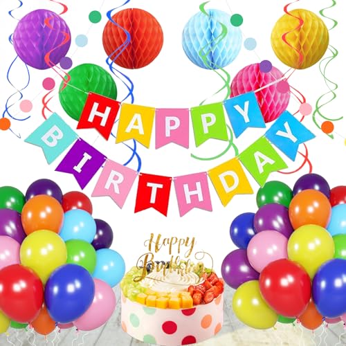 Rainbow Birthday Party Decorations