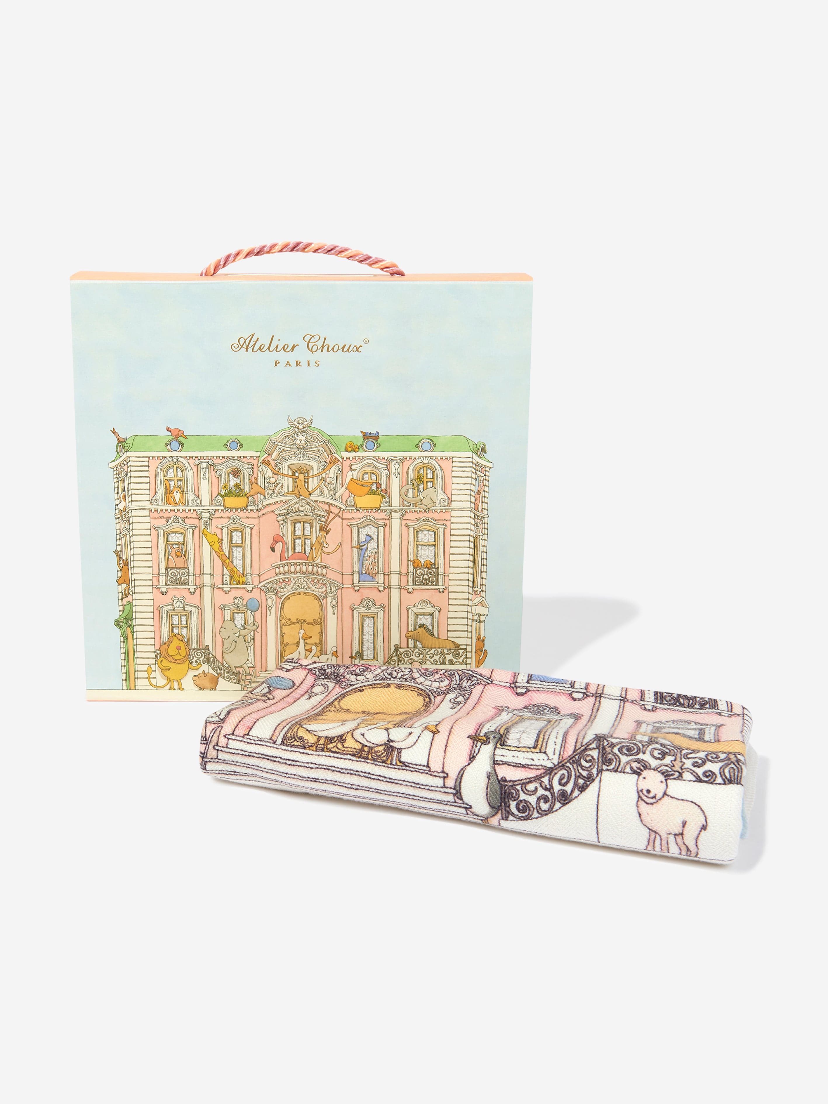 Luxury Atelier Choux Baby Cashmere Monceau Blanket - Soft Pink 47