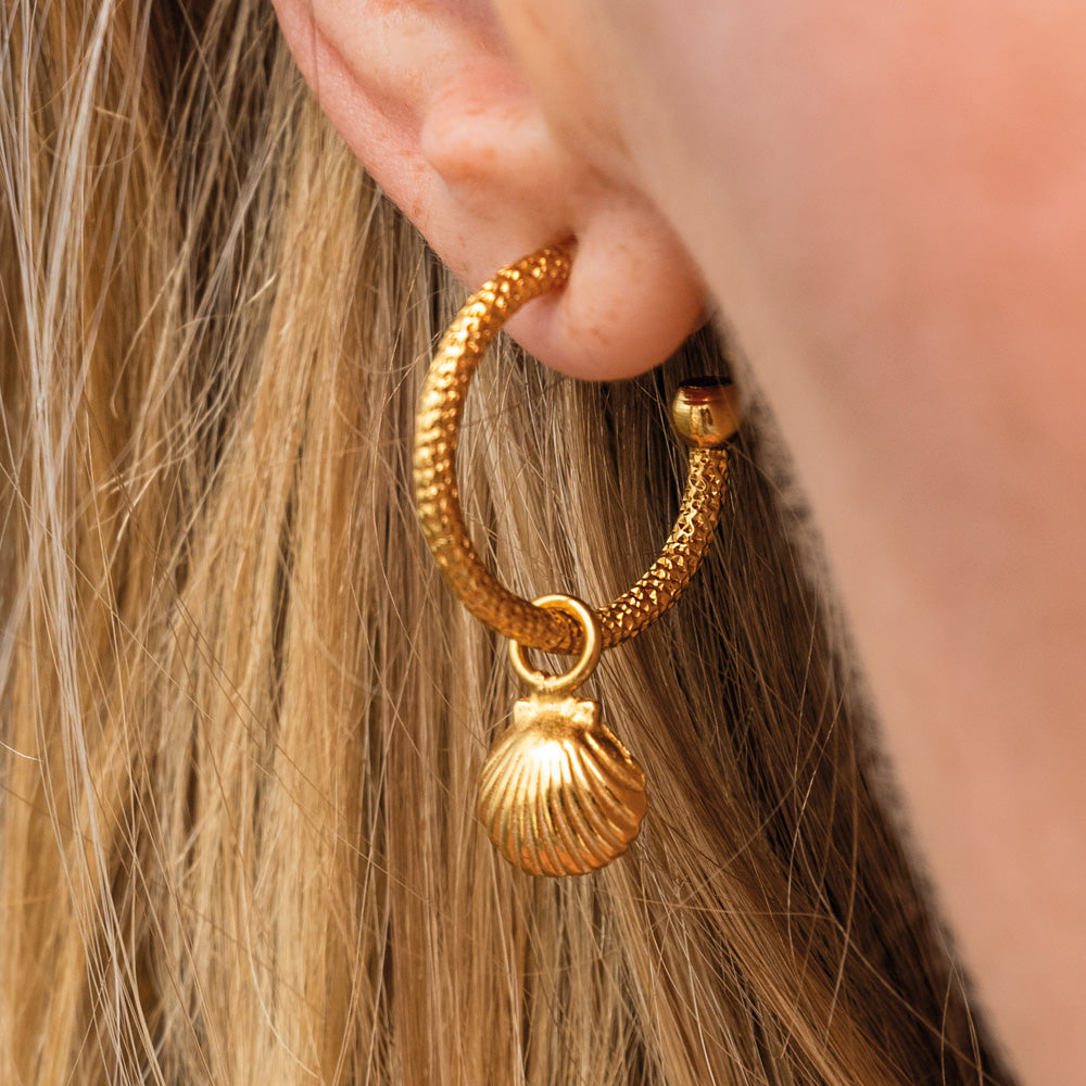 Shell Loops Metal Jewelry - Stylish Boho Necklace for Women | Perfect for Layering, Beach Outfits & Festival Fashion